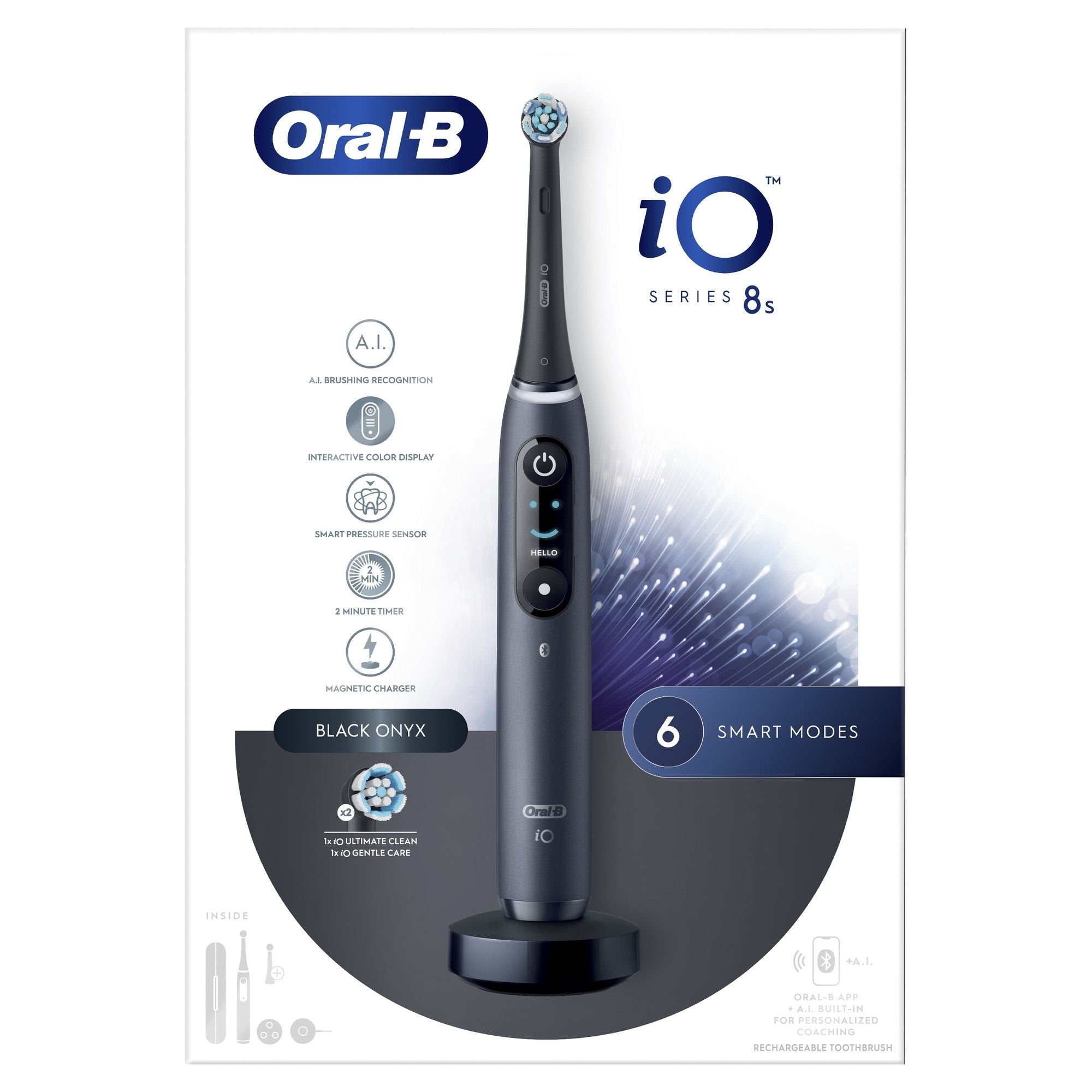 Cep. Dental Ele. Braun Oral B Io 8s Negro