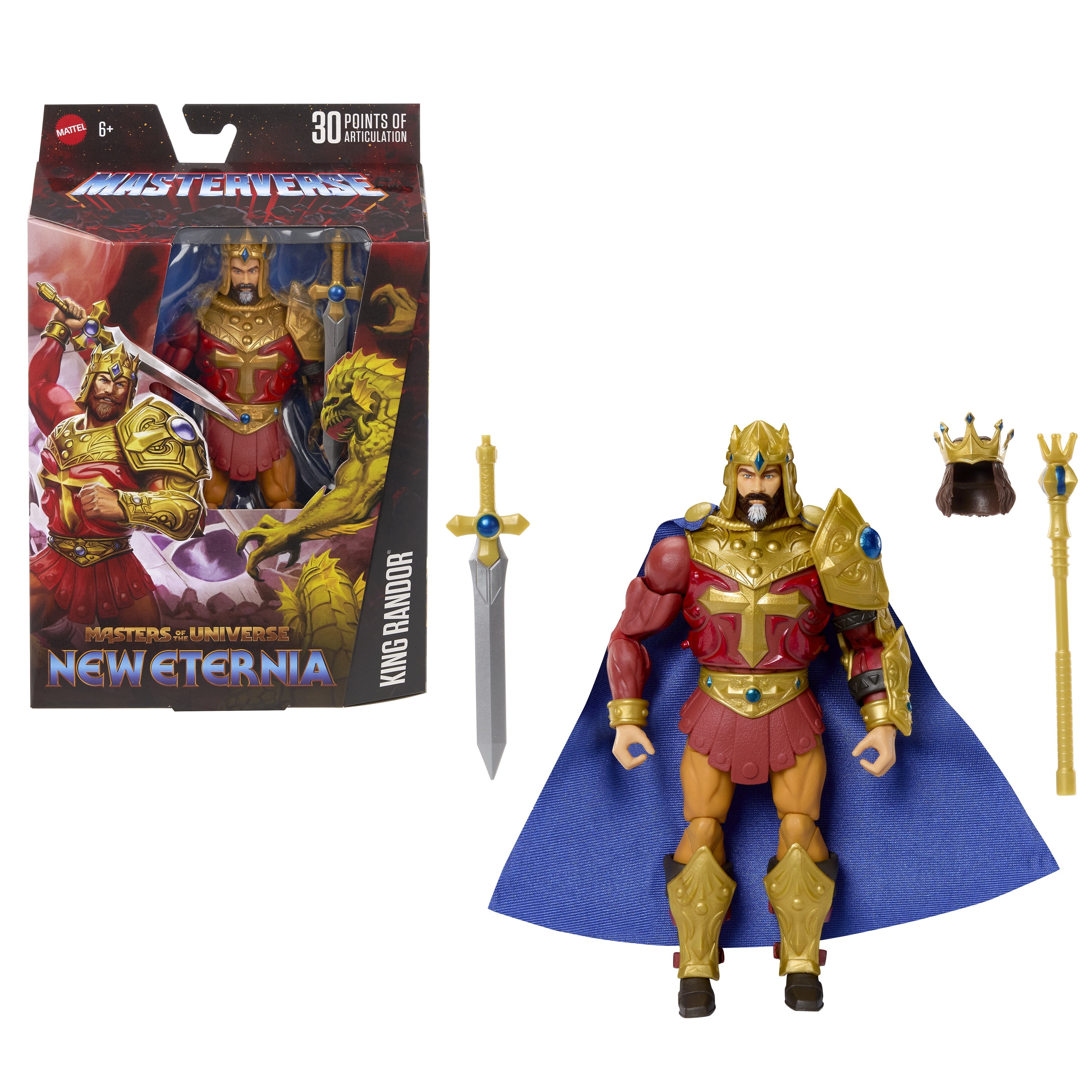 EAN 0194735264919 - Masters of the Universe Masterverse New Eternia King Randor imagen 6