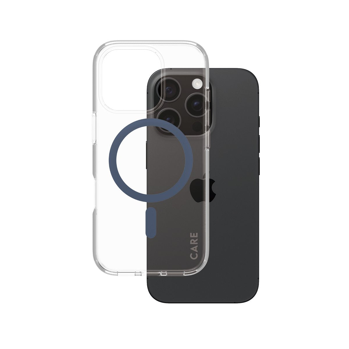 EAN 5715685004322 - PanzerGlass CARE™ by ® Urban Combat Case Transparent w. Blue MagSafe iPhone 16 Pro funda para teléfono mó imagen 1