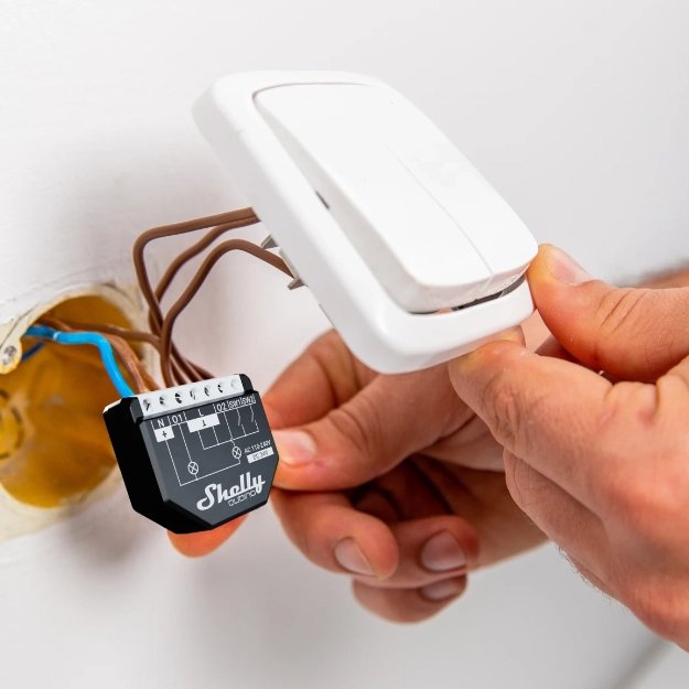 EAN 3800235269015 - Shelly Qubino WAVE 2PM Interruptor inteligente Negro imagen 5