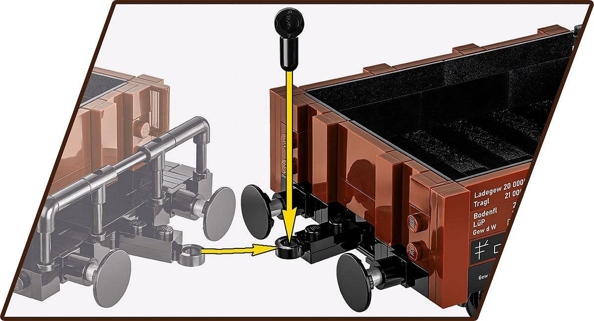 Cobi Güterwagen Typ Ommr 32 Linz, Juguete De Construcción Cobi-6285