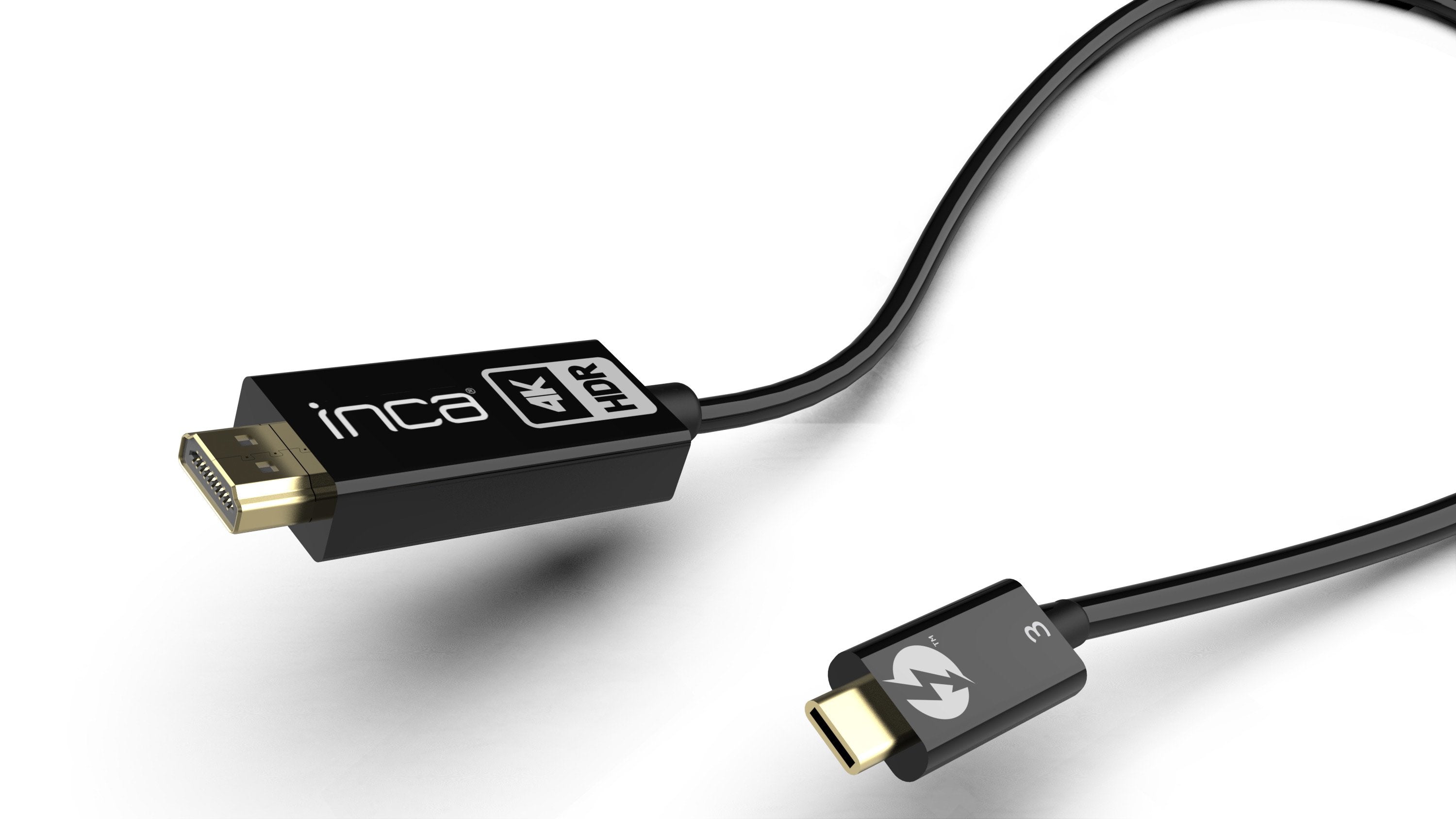 Inca Hdmi-Cable Itch-30 2.0 > Typ-C 4k60hz, Thunderb.3 1,8