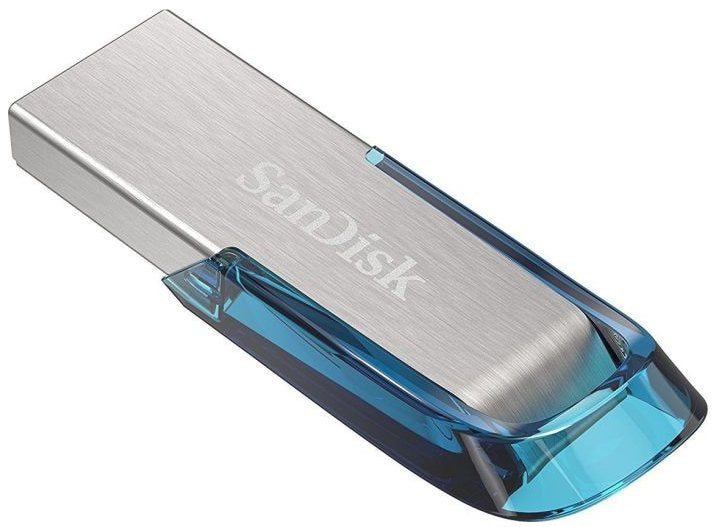 EAN 0619659163020 - SanDisk Ultra Flair unidad flash USB 32 GB USB tipo A 3.2 Gen 1 (3.1 Gen 1) Azul, Plata imagen 2