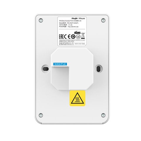 Punto De Acceso De Pared Omnidireccional Wi-Fi 5 Ruijie Reyee