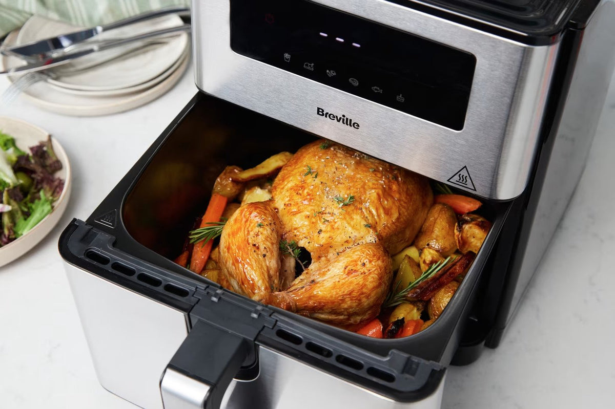 EAN 5060853630583 - Breville VDF131X freidora Sencillo 9 L Independiente 1700 W Freidora de aire caliente Negro, Acero inoxid imagen 5