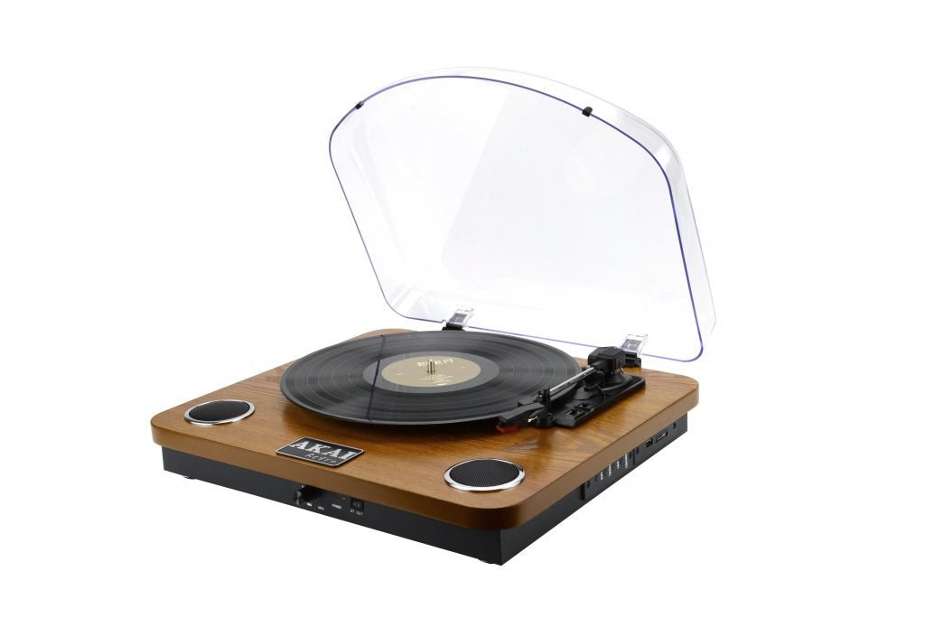 Tocadiscos Akai Att-11bt De Tracción Por Correa Marrón