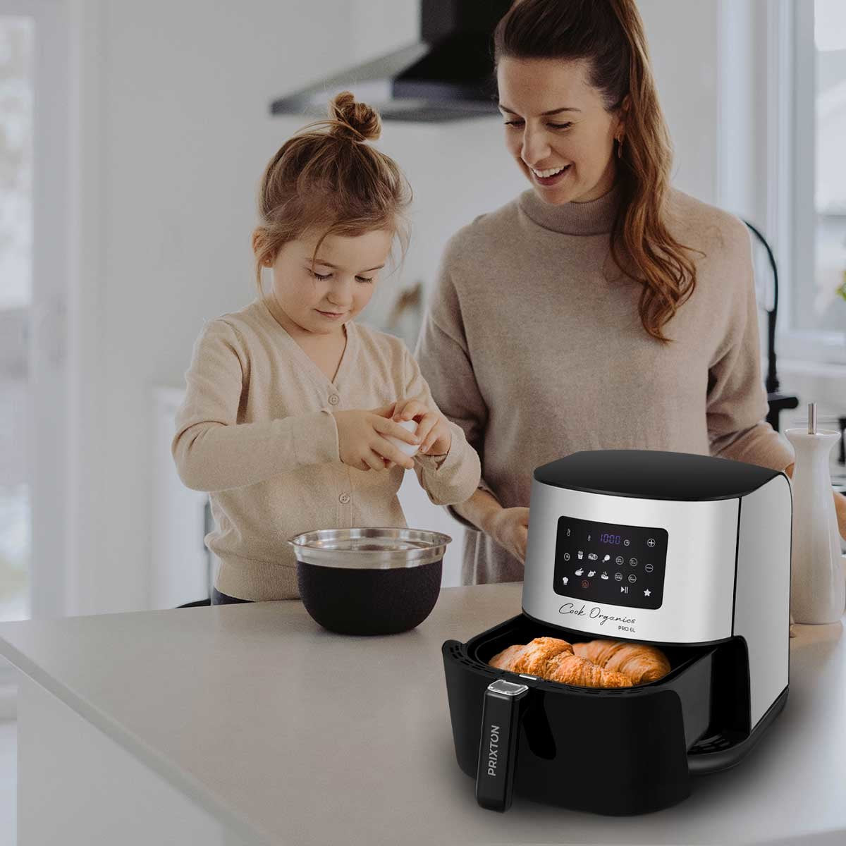 Freidora Prixton Cook Organics 6l