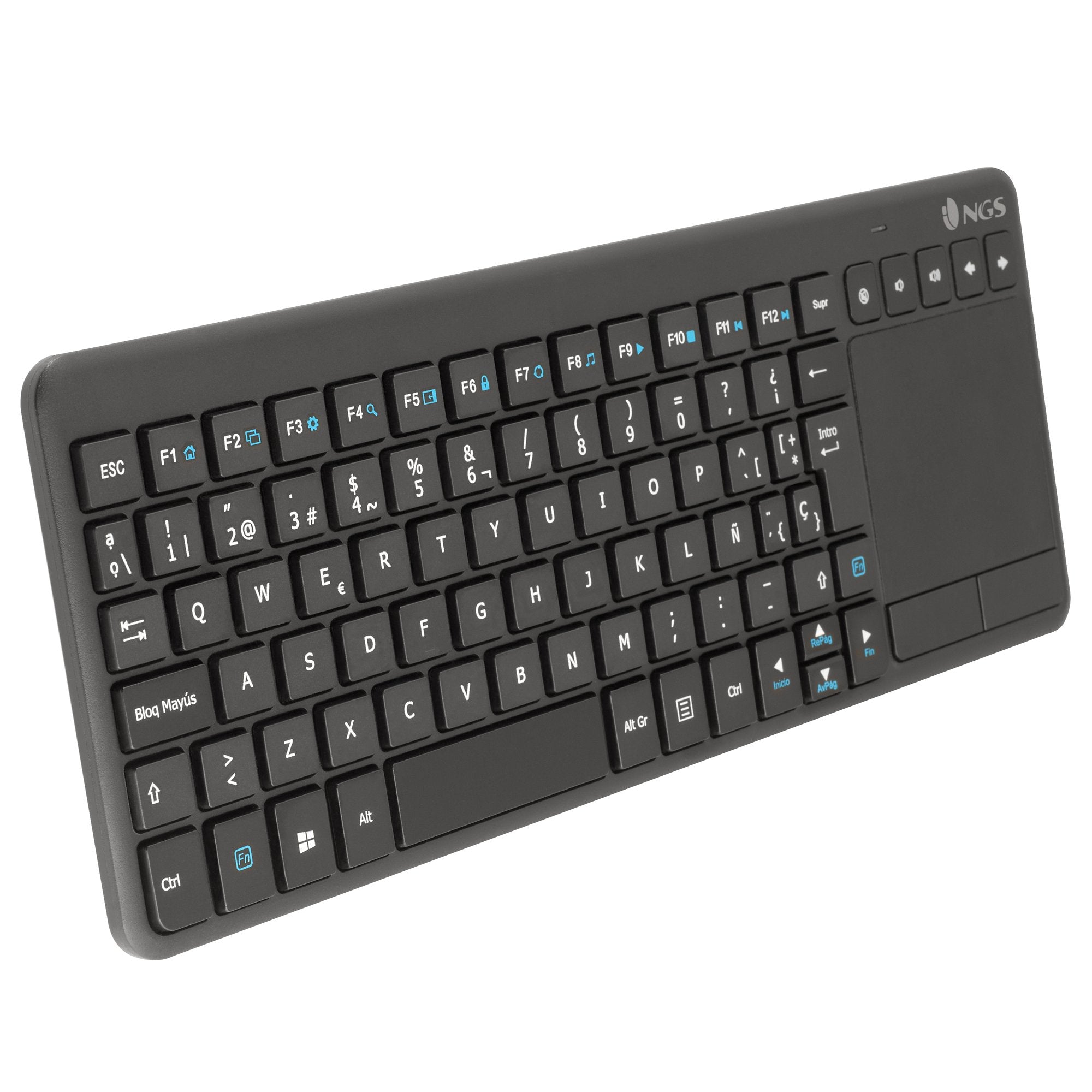 EAN 8435430611366 - NGS TV Warrior, AZERTY, FR teclado Hogar RF inalámbrico Francés Negro imagen 4