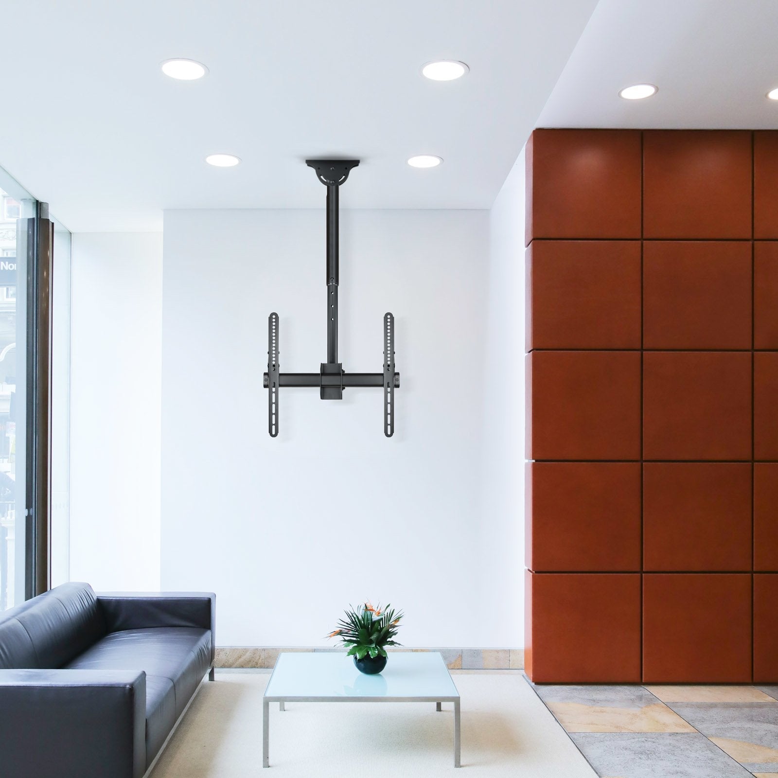 Tooq Soporte De Techo Giratorio Para Tv De 32"-55" - Peso Max 50kg - Vesa 400x400mm