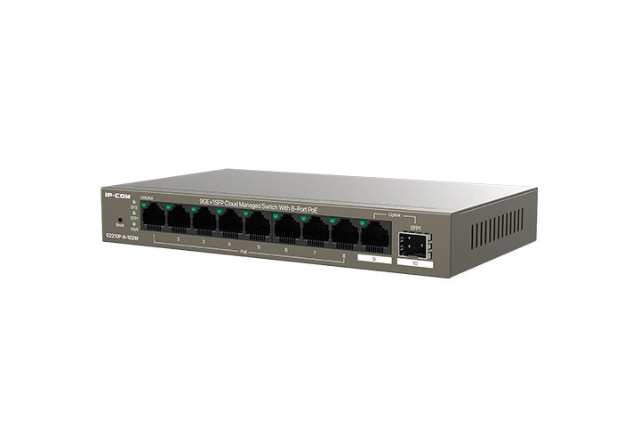 Ip-Com Switch G2210p-8-102w Switch Gigabit Ethernet (10/100/1000) Energía Sobre Ethernet (Poe) Gris