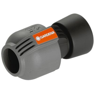 Gardena 2762-20 Tapon Para Sistema De Riego Gardena 25mm> 1 ", Conexión Negro / Gris