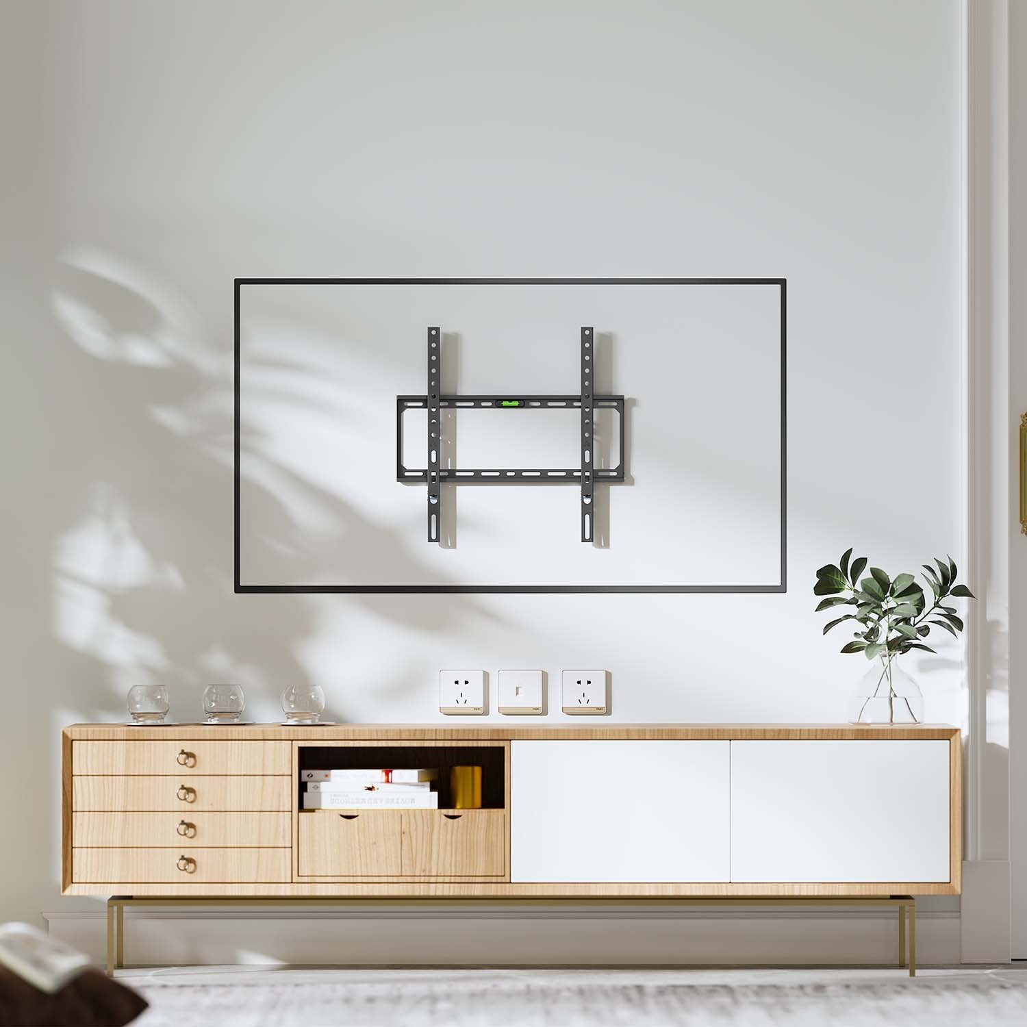 Aisens Soporte Eco Ultra Delgado Para Monitor/Tv 45kg De 32-75, Negro