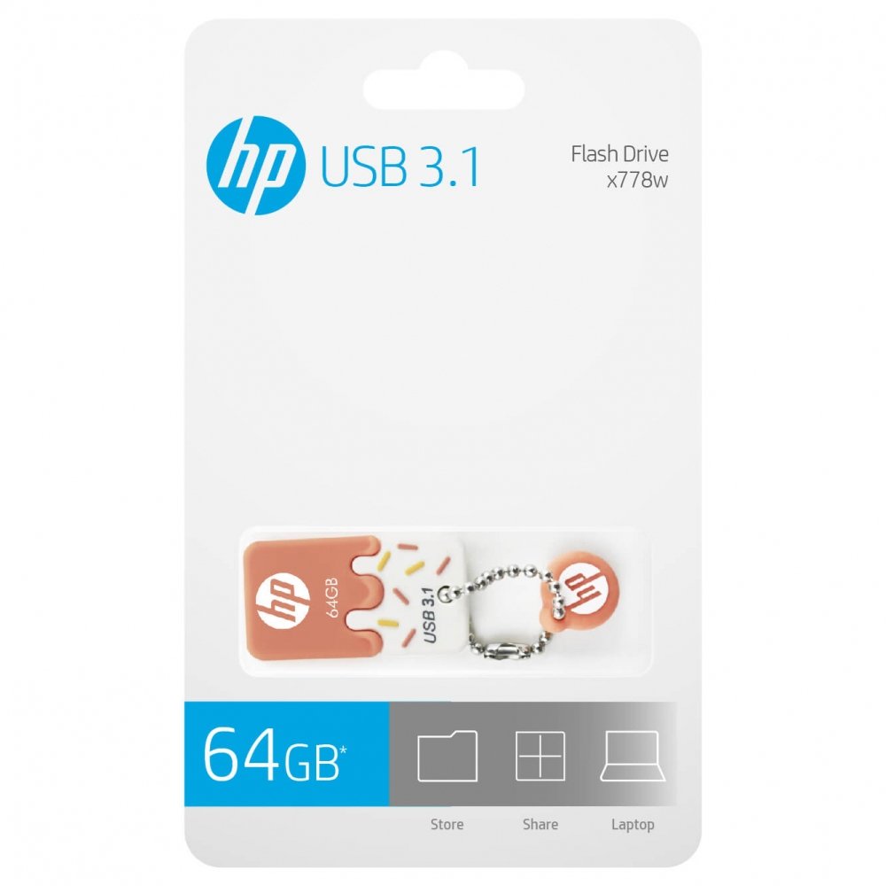 EAN 4712847098299 - HP x778w unidad flash USB 64 GB USB tipo A 3.2 Gen 1 (3.1 Gen 1) Naranja, Blanco imagen 6