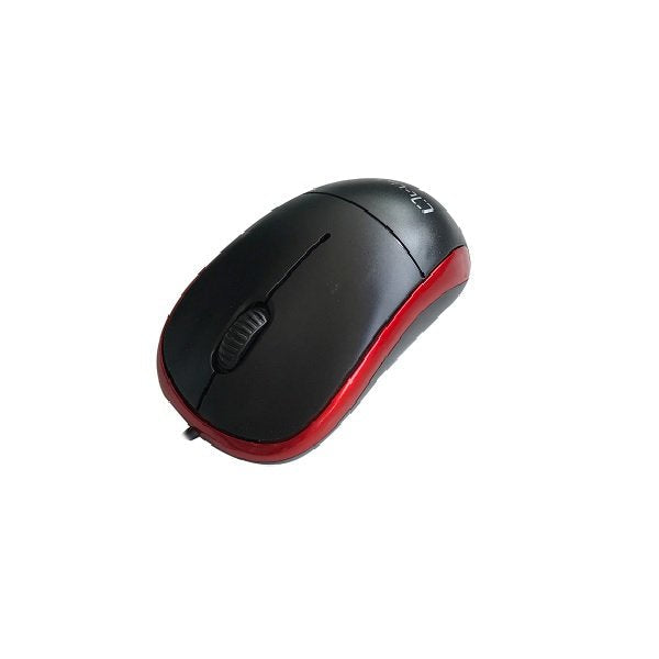 L-Link Raton Usb Optico Negro/Rojo Ll-2080-R