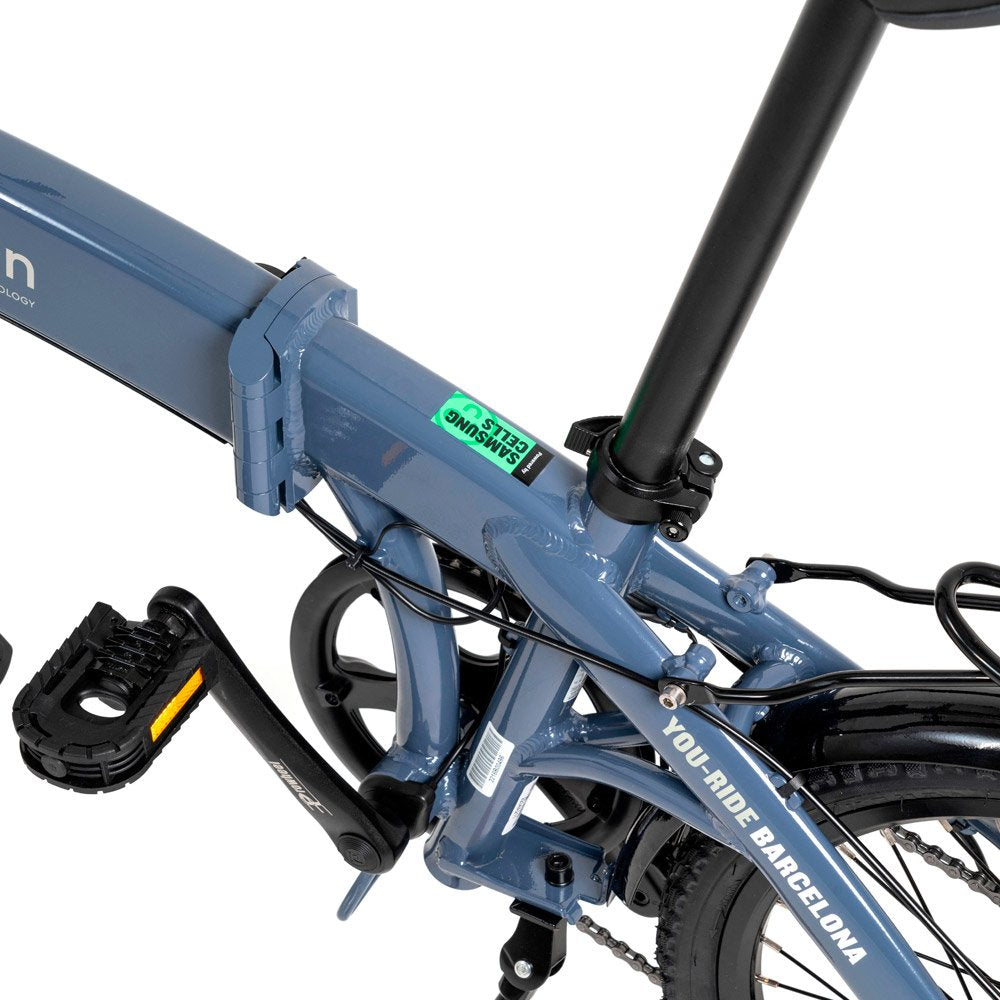 EAN 8434127501218 - Youin BK1300 bicicleta eléctrica Gris 50,8 cm (20") 20 kg imagen 3