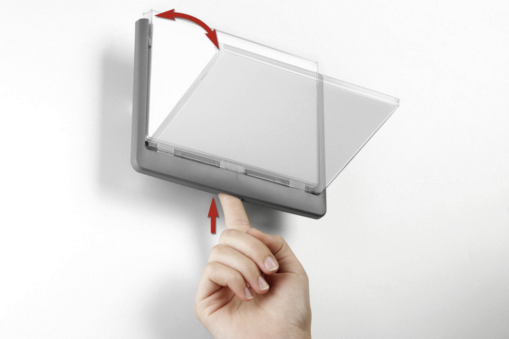 EAN 0616528900465 - Durable 486037 portacartel y stand de información Portacarteles Plástico Grafito imagen 5