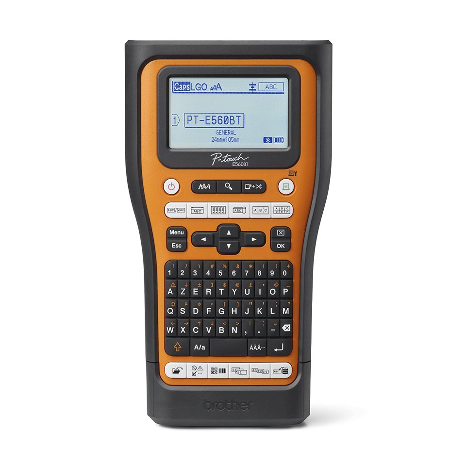 Brother Bluetooth Connectable Electrician Labeller 24mm Max Tape Qwerty Keyboard Delivered With Case And 4 Ribbons