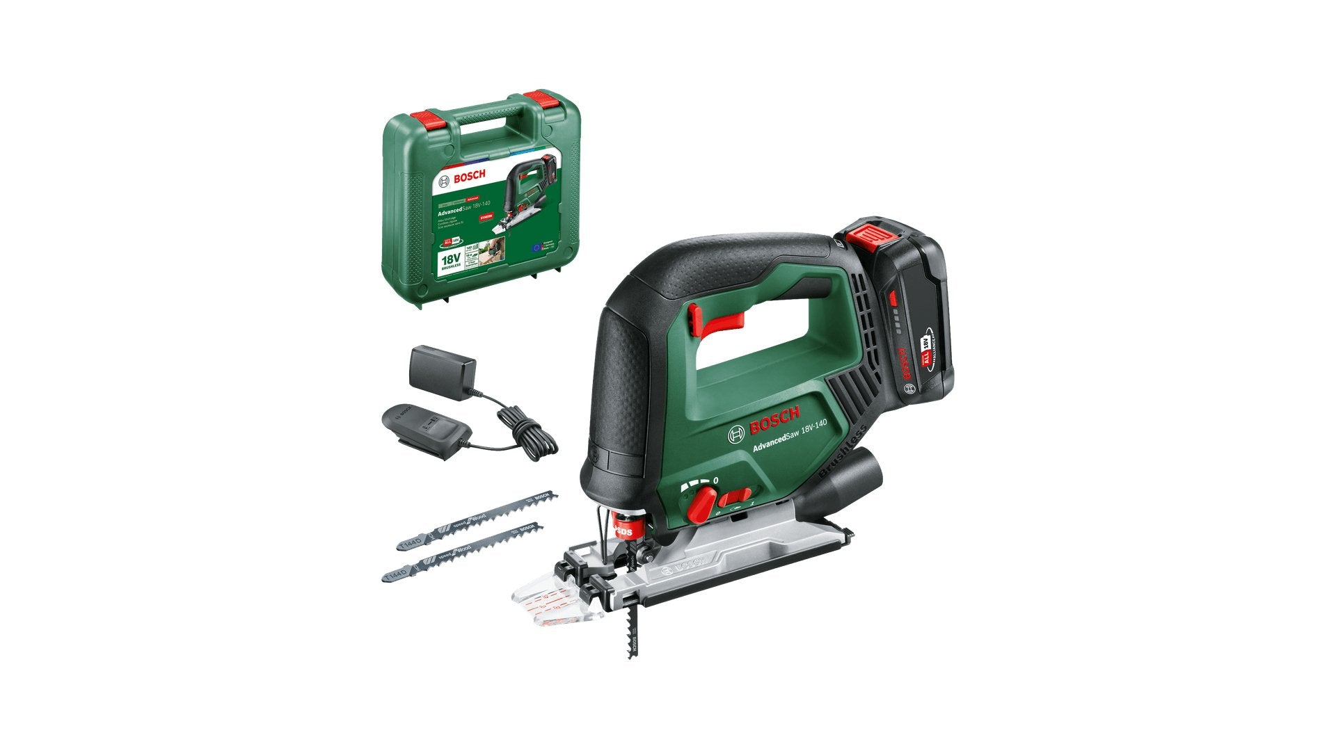 EAN 4053423251838 - Bosch AdvancedSaw 18V-140 power jigsaws 3000 spm 1,6 kg imagen 3