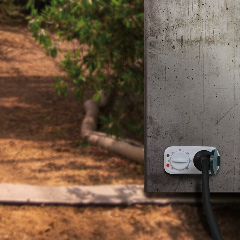 Logilink Enchufe Con Temporizador Con Sensor Crepúsculo, Ip44, Outd