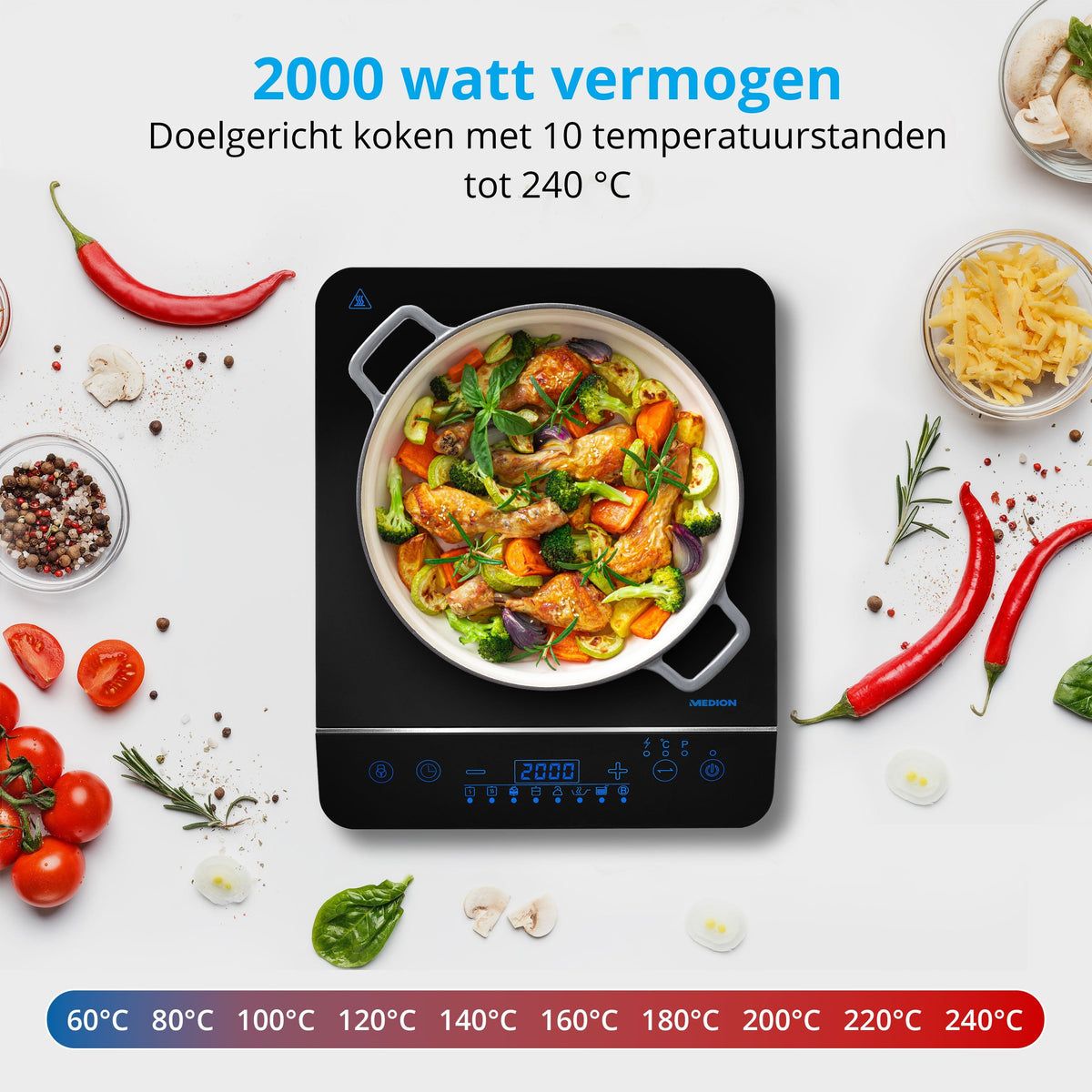 Medion Medion Md17595 Induktionskochplatte Bk 50076208