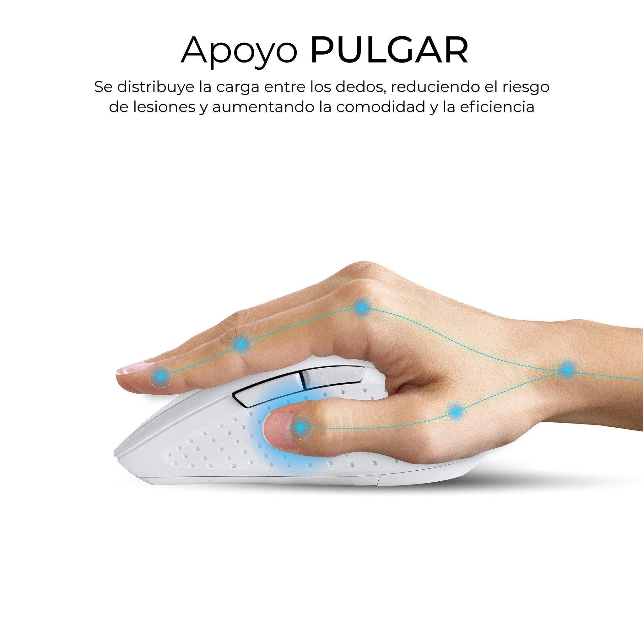 EAN 8436586743437 - SUBBLIM SUBKBC-DCOPW1 teclado Ratón incluido Hogar / Oficina RF Wireless + Bluetooth QWERTY Español Blanc imagen 9