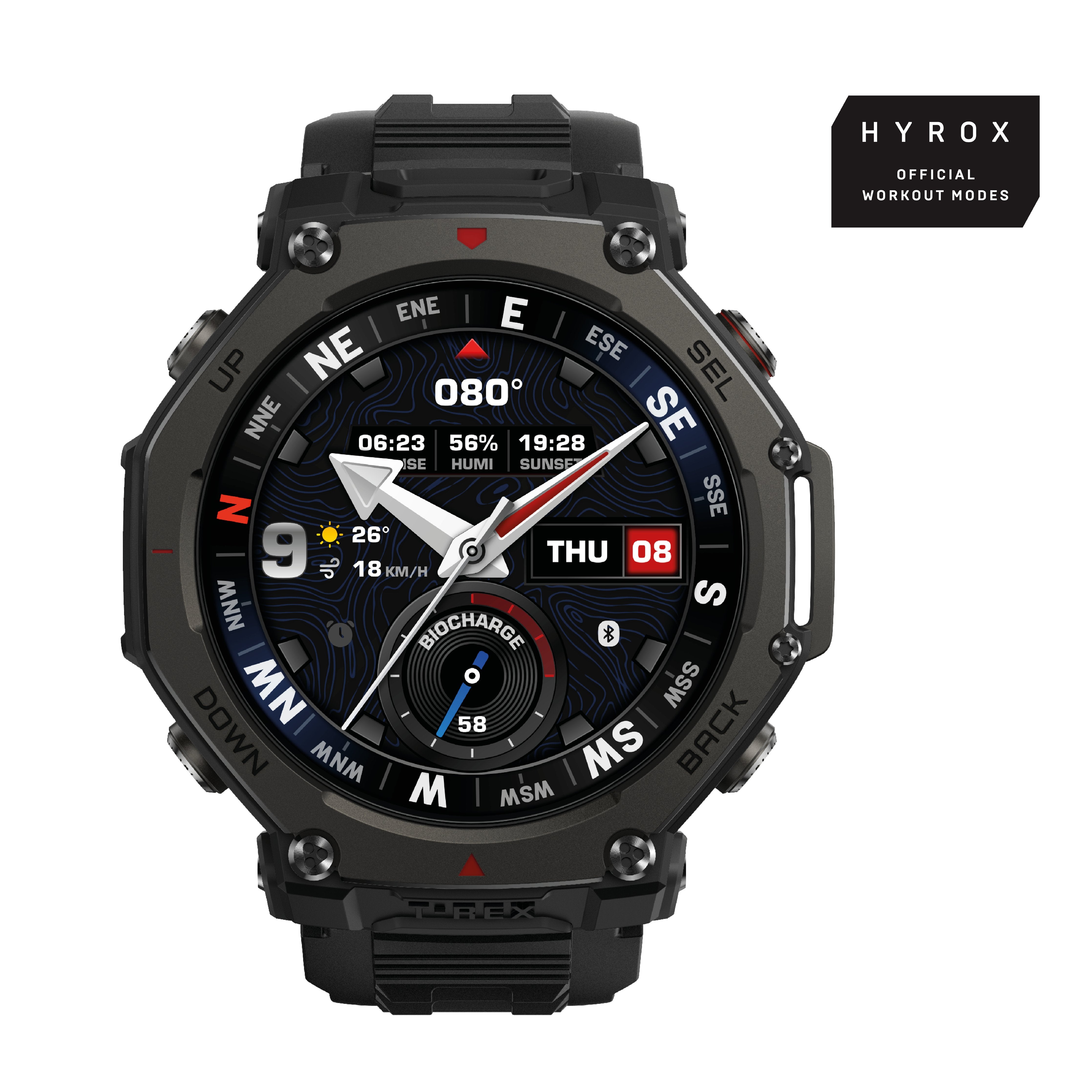 EAN 6972596109280 - Amazfit T-Rex 3 Pro 3,81 cm (1.5") AMOLED 48 mm Digital 480 x 480 Pixeles Pantalla táctil Negro Wifi GPS imagen 1