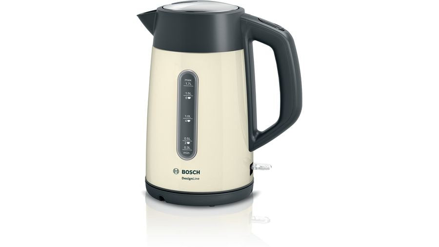 EAN 4242005253258 - Bosch TWK4P437 tetera eléctrica 1,7 L 2400 W Beige, Negro imagen 1