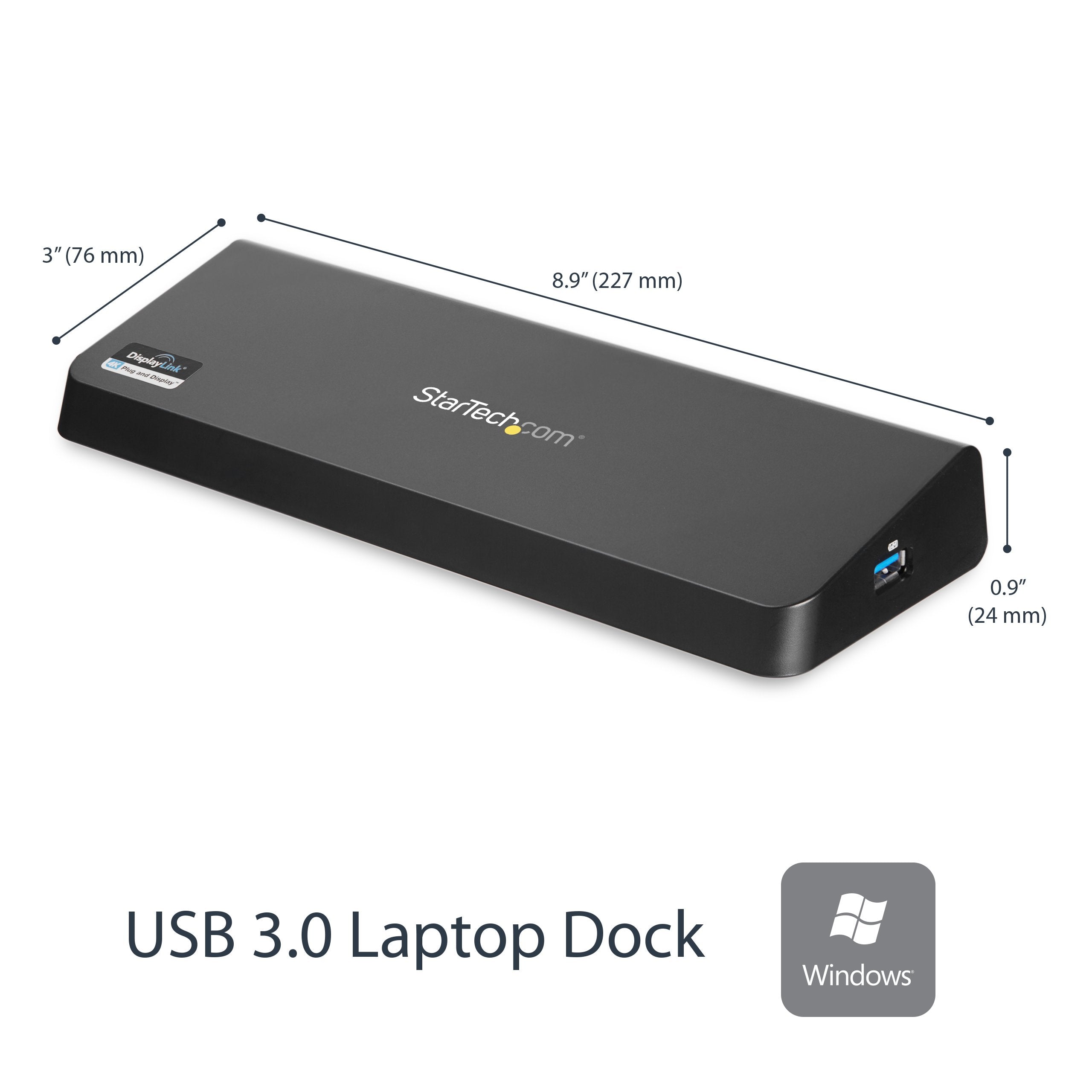 EAN 0065030859233 - StarTech.com USB3DOCKHDPC base para portátil y replicador de puertos Alámbrico USB 3.2 Gen 1 (3.1 Gen 1) imagen 3