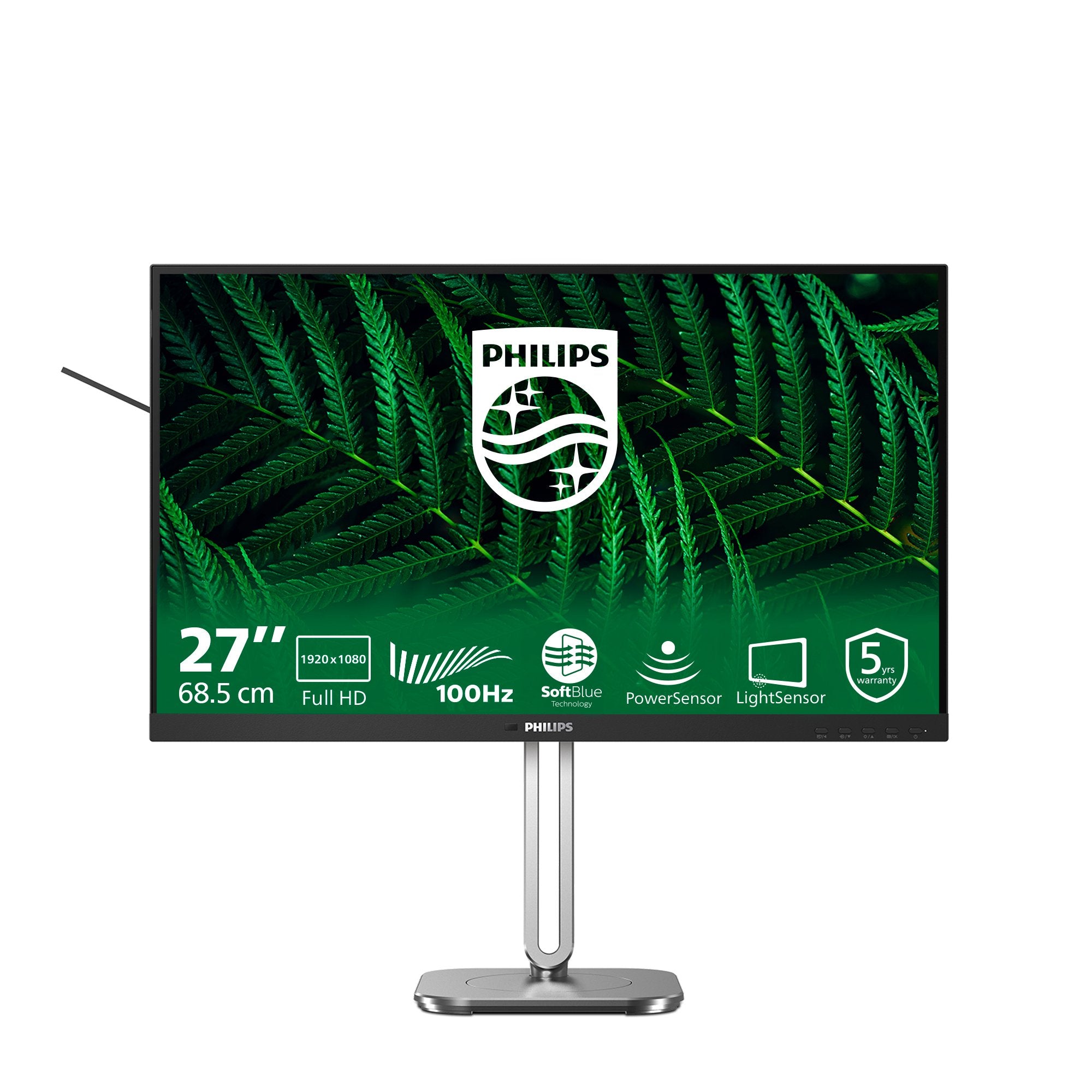 EAN 8721038001761 - Philips 5000 series 27B2G5200/00 pantalla para PC 68,6 cm (27") 1920 x 1080 Pixeles Full HD LCD Antracita imagen 1