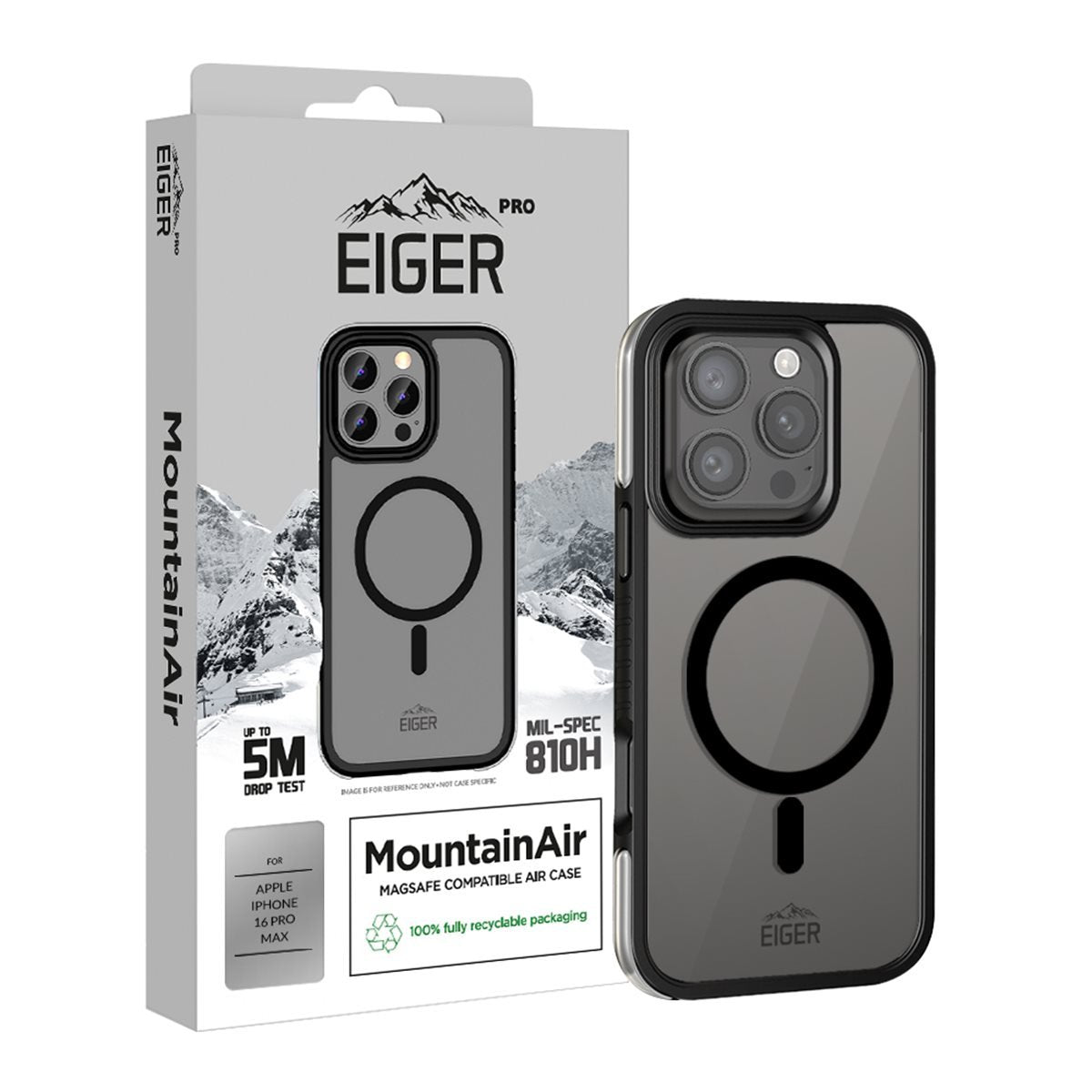 EAN 5055821776691 - EIGER EGCA00657 funda para teléfono móvil 17,5 cm (6.9") Negro, Transparente imagen 2