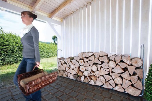 Soporte Metalico Para Almacenar Leña 5122000 Wolfcraft