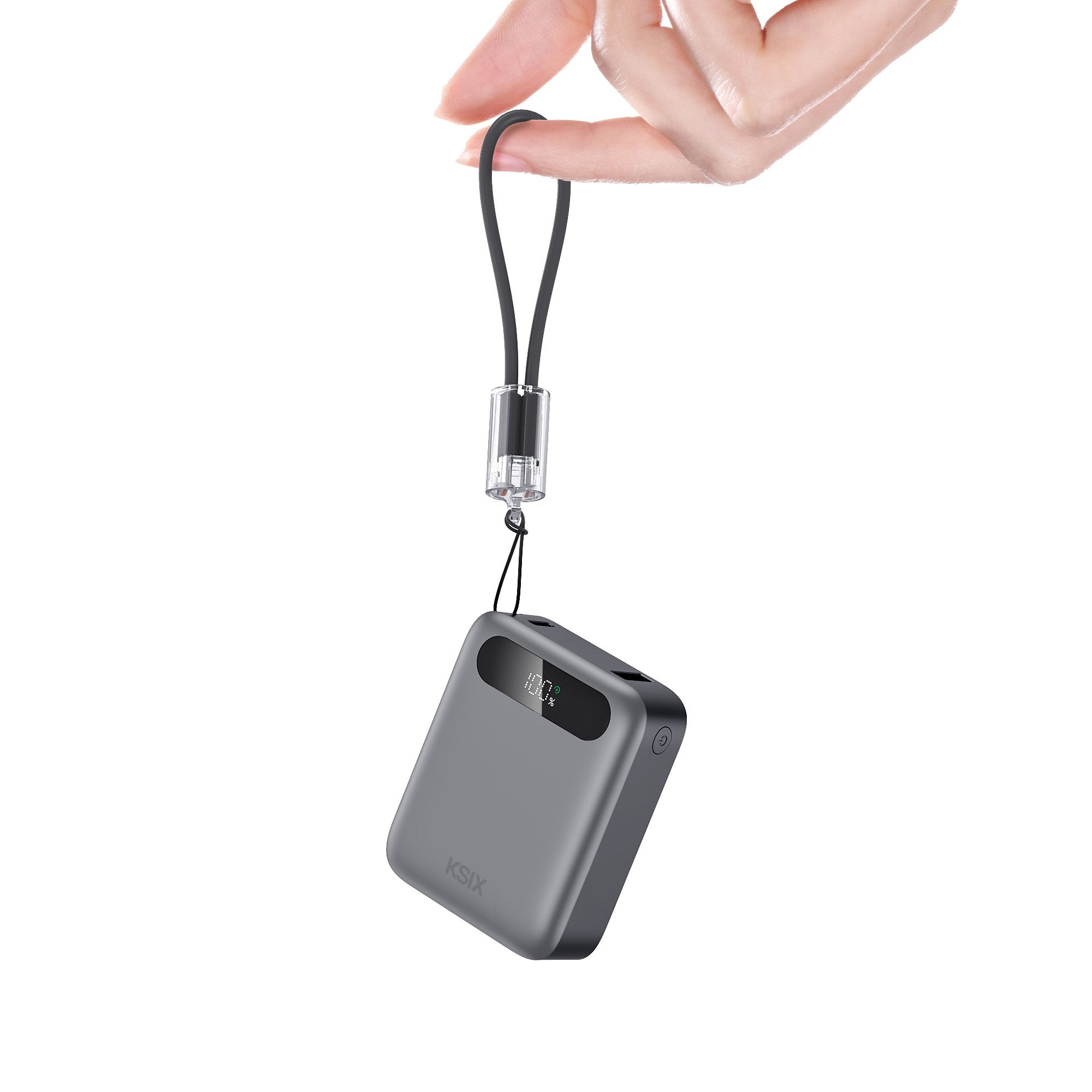 Ksix Bpb10pd22g Gris Powerbank 10.000 Mah Carga Rápida 22,5 W