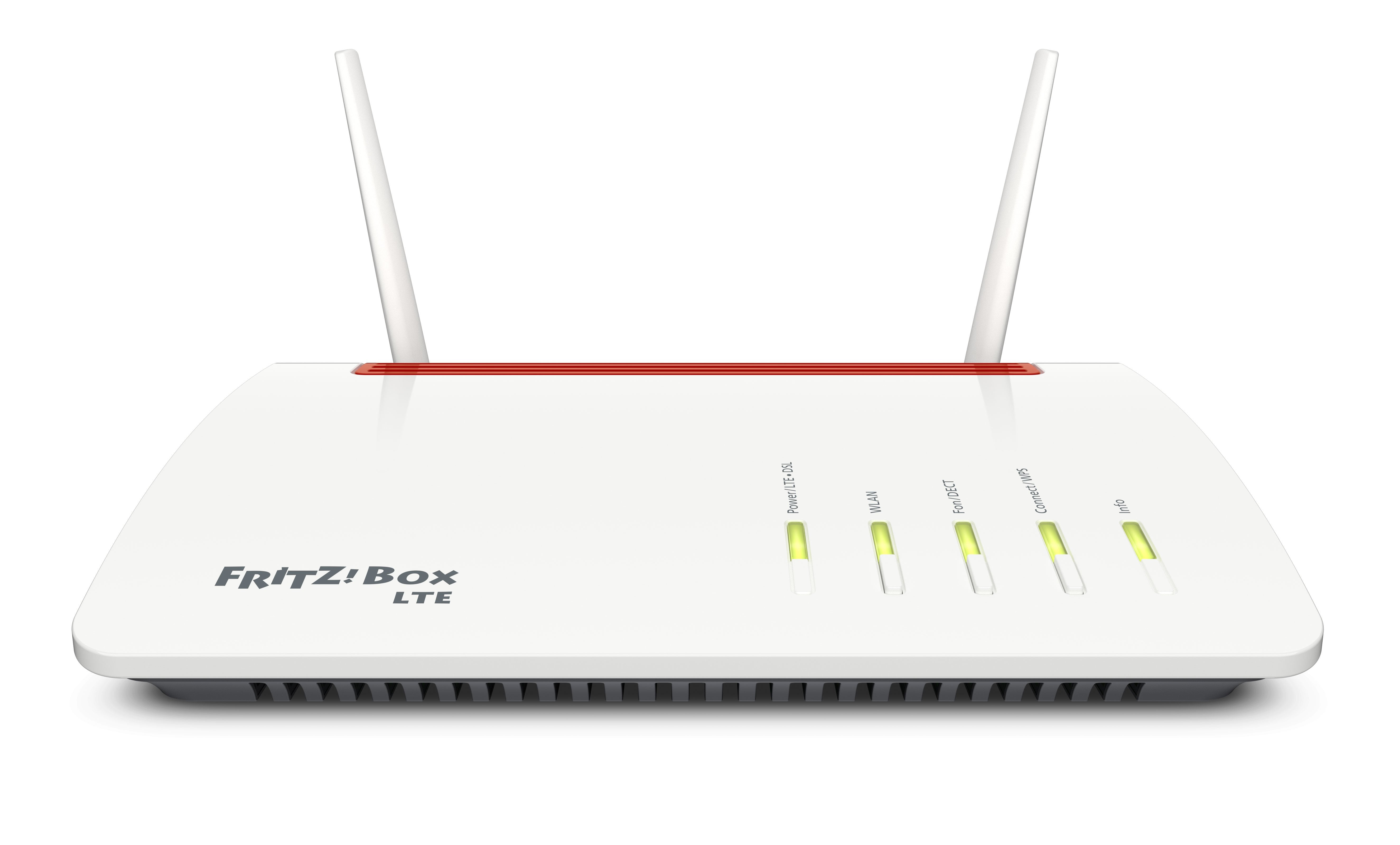 EAN 4023125028175 - Box FRITZ! 6890 LTE router inalámbrico Gigabit Ethernet Doble banda (2,4 GHz / 5 GHz) 4G Negro, Rojo, Bla imagen 2