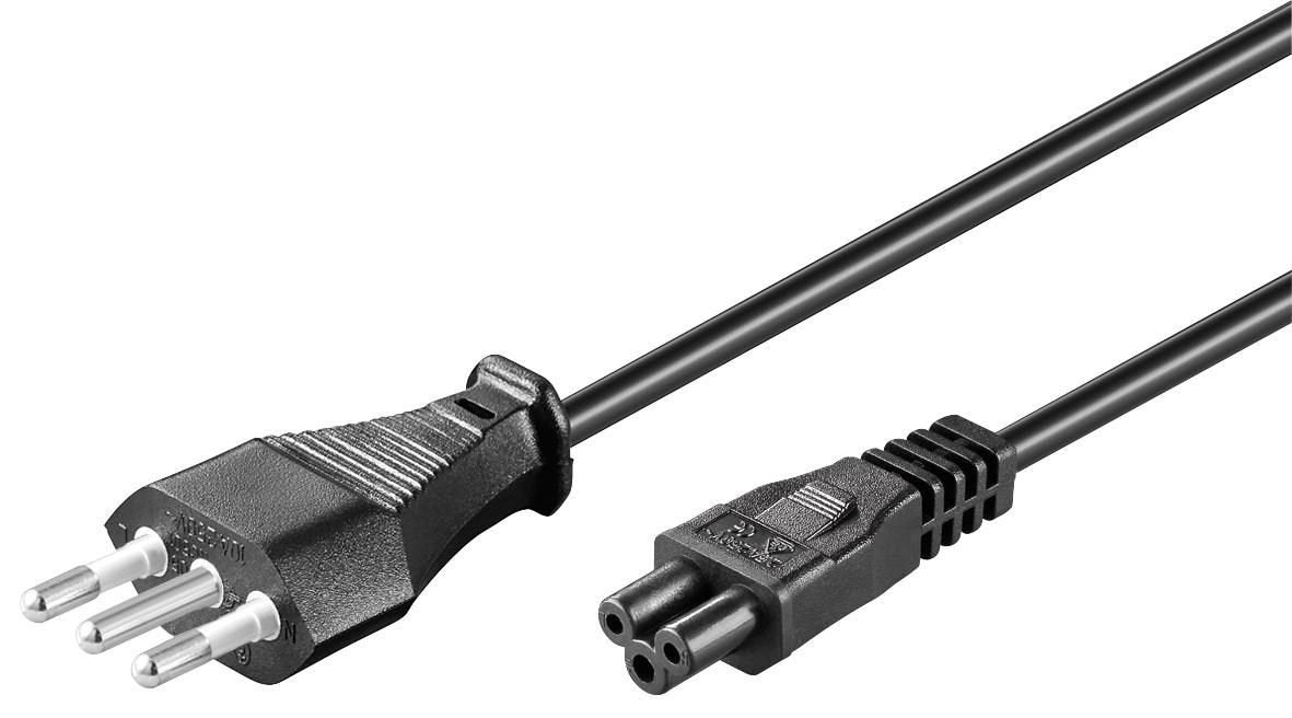 Microconnect Power Cord Italy (1.8m) Negro 1,8 M C5 Acoplador