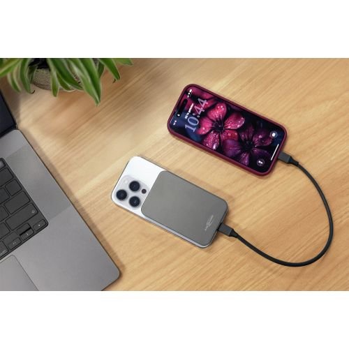 Ansmann 1700-0199, 10000 Mah, Lithium Polymer (Lipo), Inalámbrico Aufladen, 3,7 V, Antracita