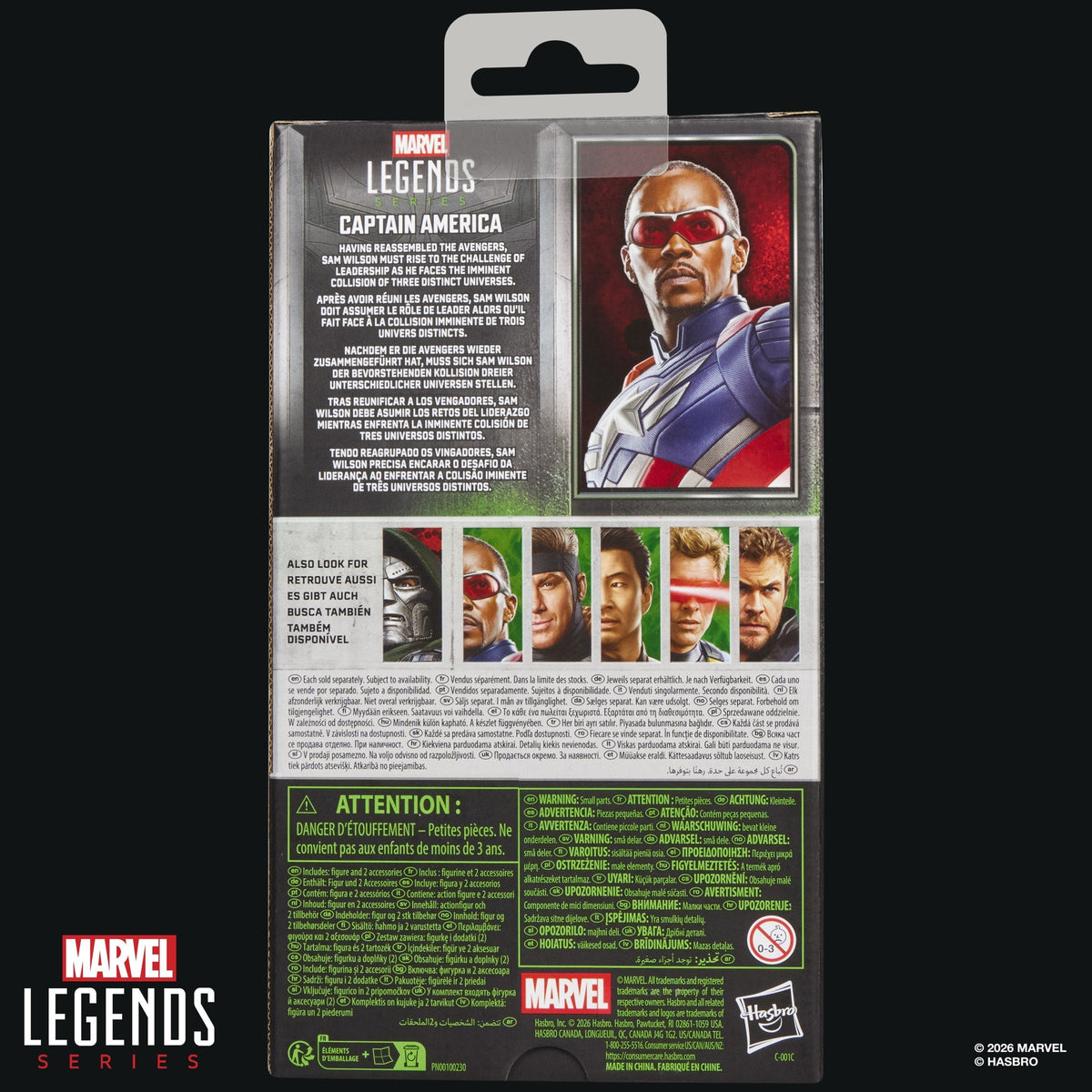 Figura Hasbro Marvel Legends Series Avengers Doomsday Captain America