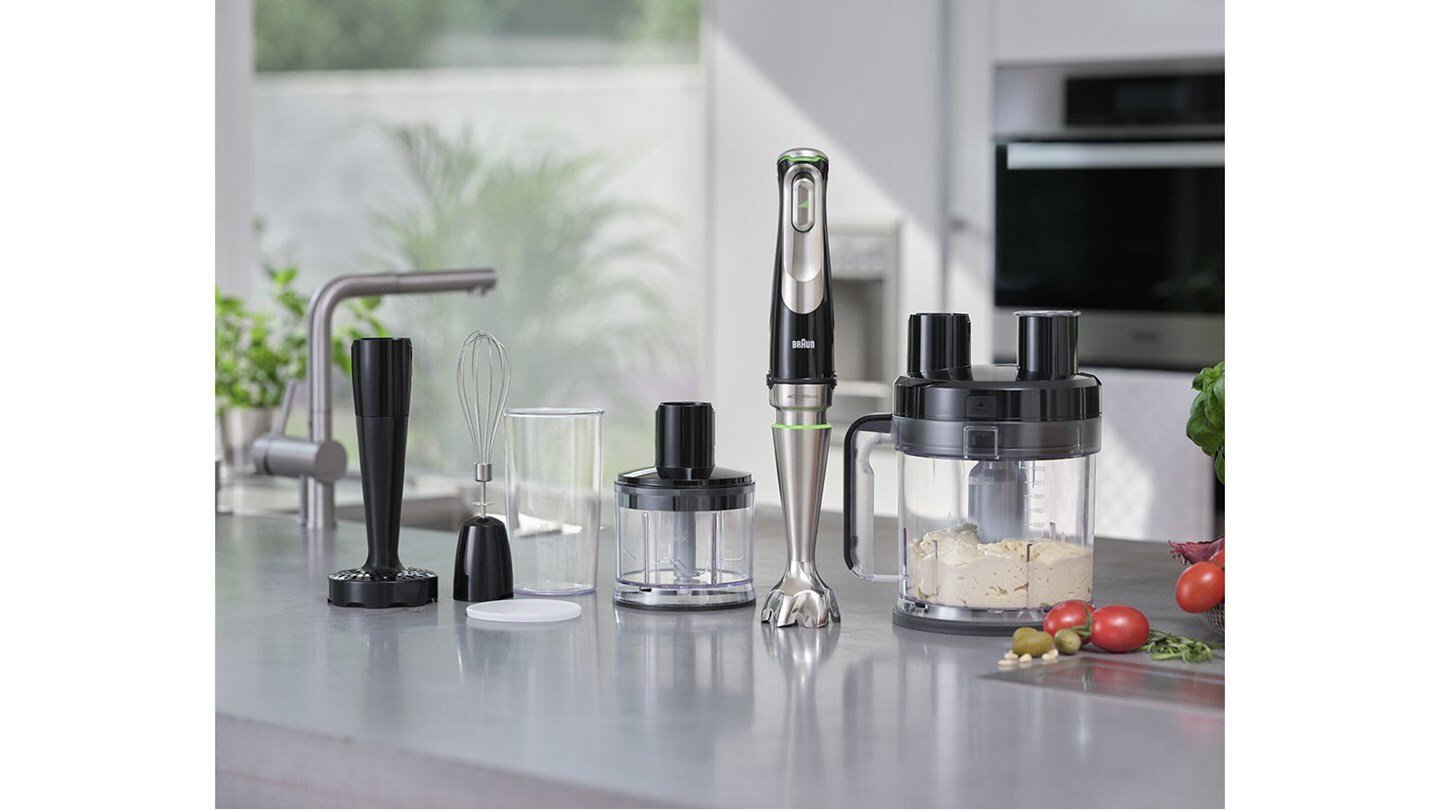 EAN 8021098775177 - Braun MultiQuick 9 MQ 9187XLI 0,6 L Batidora de inmersión 1200 W Negro, Acero inoxidable imagen 6