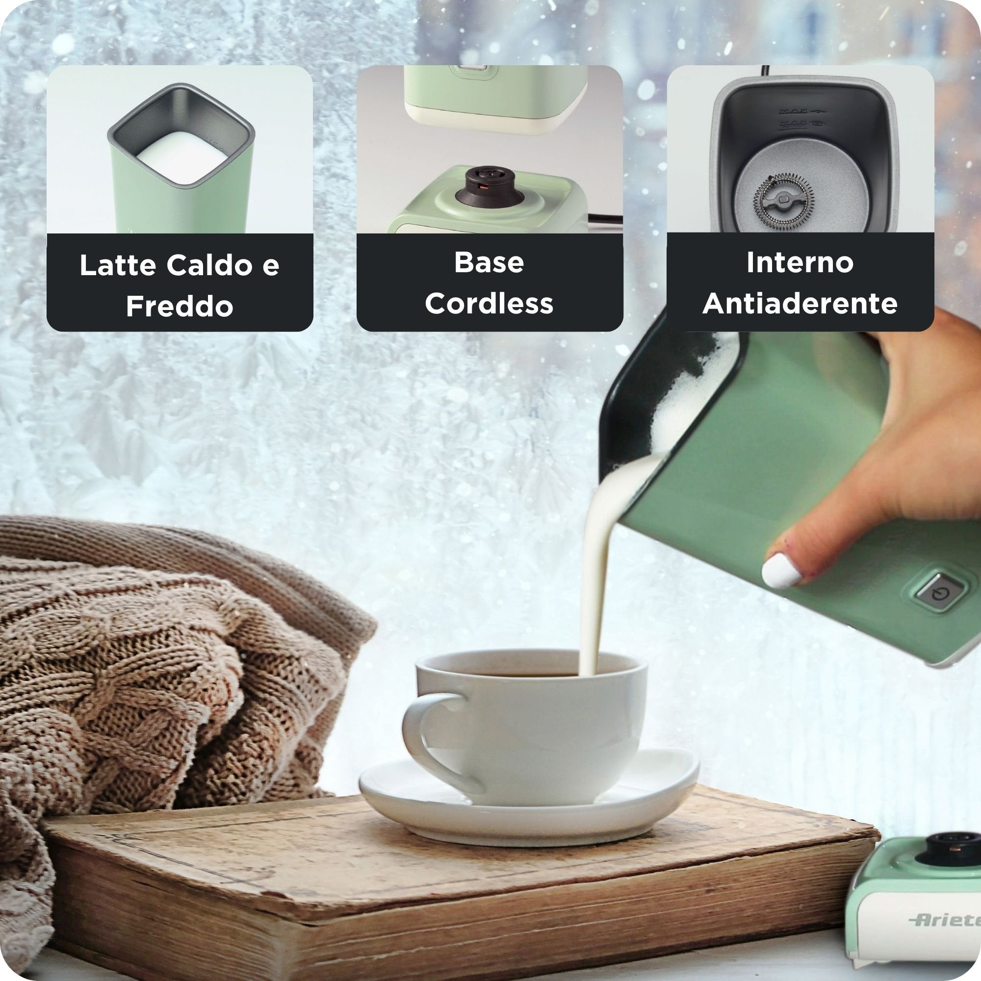 EAN 8003705113961 - Ariete 2878/04 Automatic milk frother/warmer Verde imagen 3