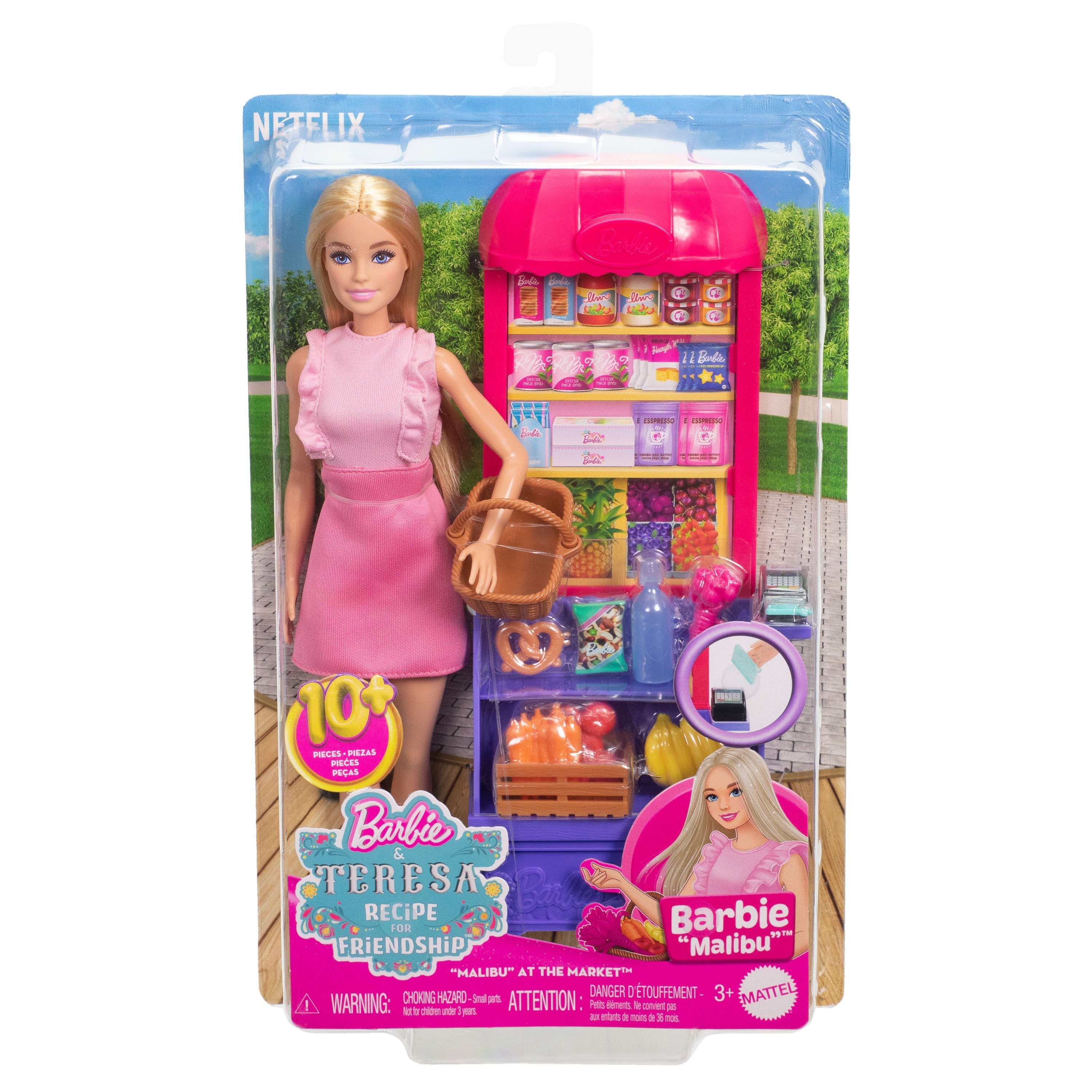 Muñeca Mattel Barbie Malibu Market Stall Playset, Jct05