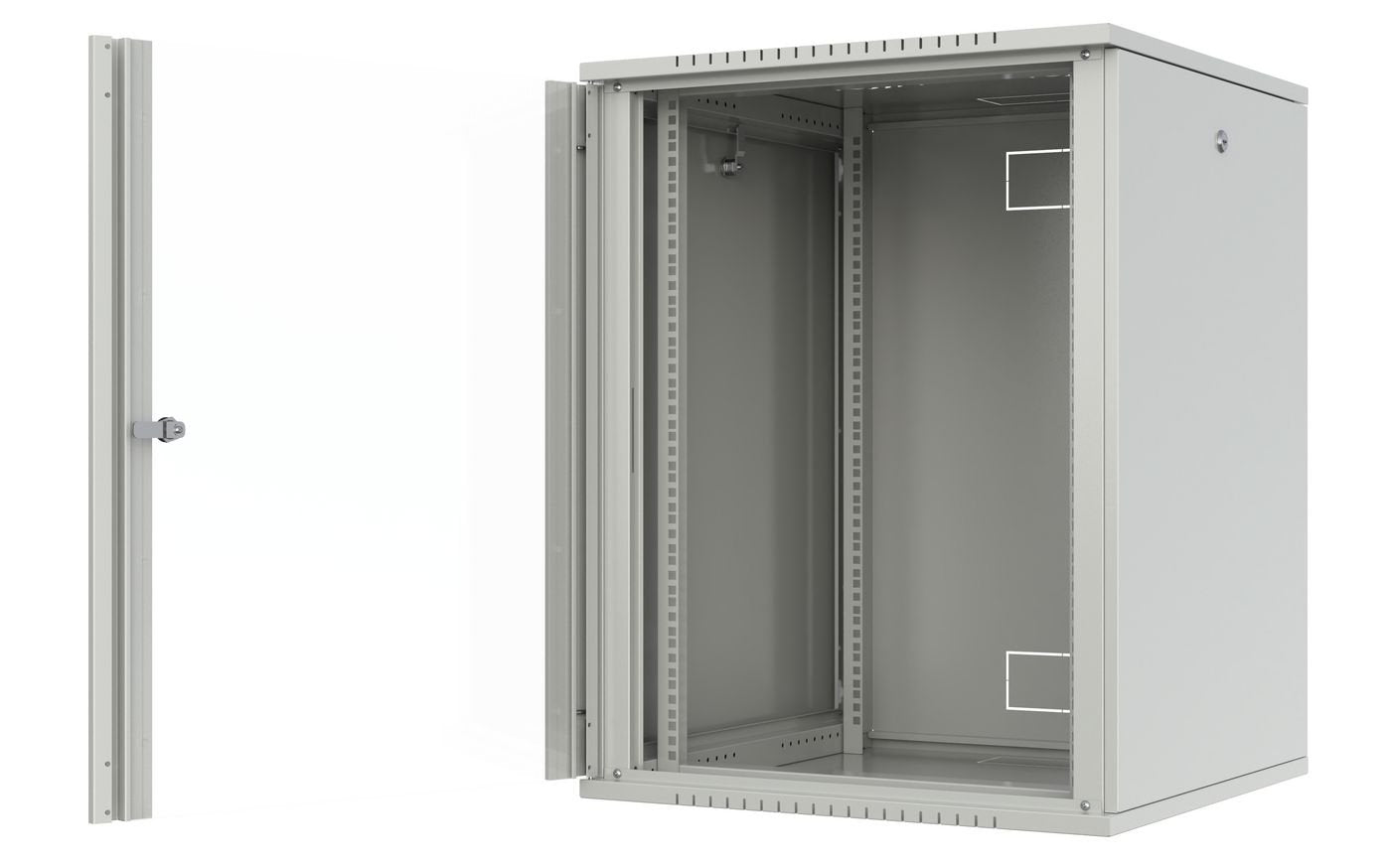 Quick Assembly Flat Pack 19" 16u Rack Wall Mount W:600 X