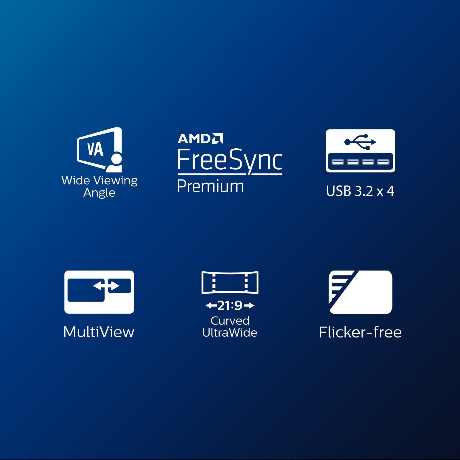 Monitor Philips 346e2cuae/00 Monitor 34" Va Wled 3440x1440 Hdmi/Dp Curved