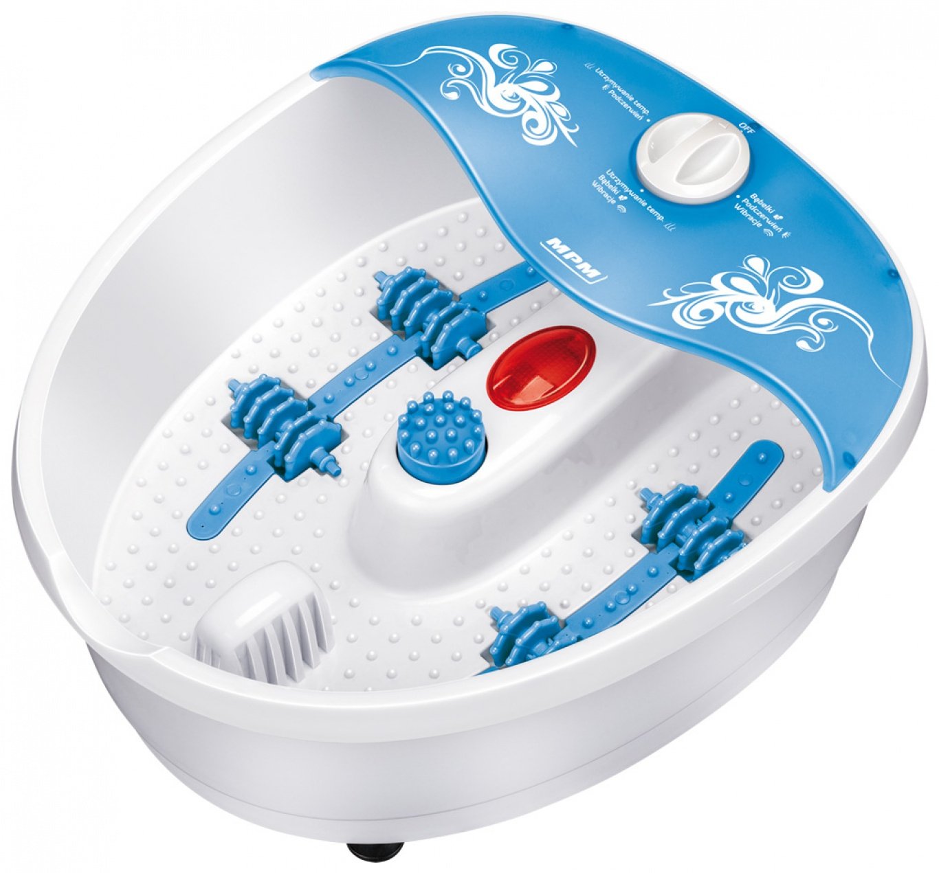 EAN 5901308008994 - MPM MMS-01 masajeador Pie Azul, Blanco imagen 1