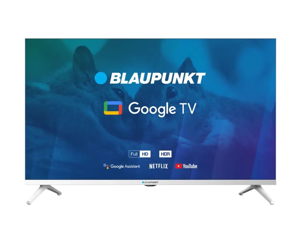 Televisor 32" Blaupunkt 32fbg5010s Full Hd Dled, Googletv, Dolby Digital Plus, Wifi 2,4-5ghz, Bt, Blanco