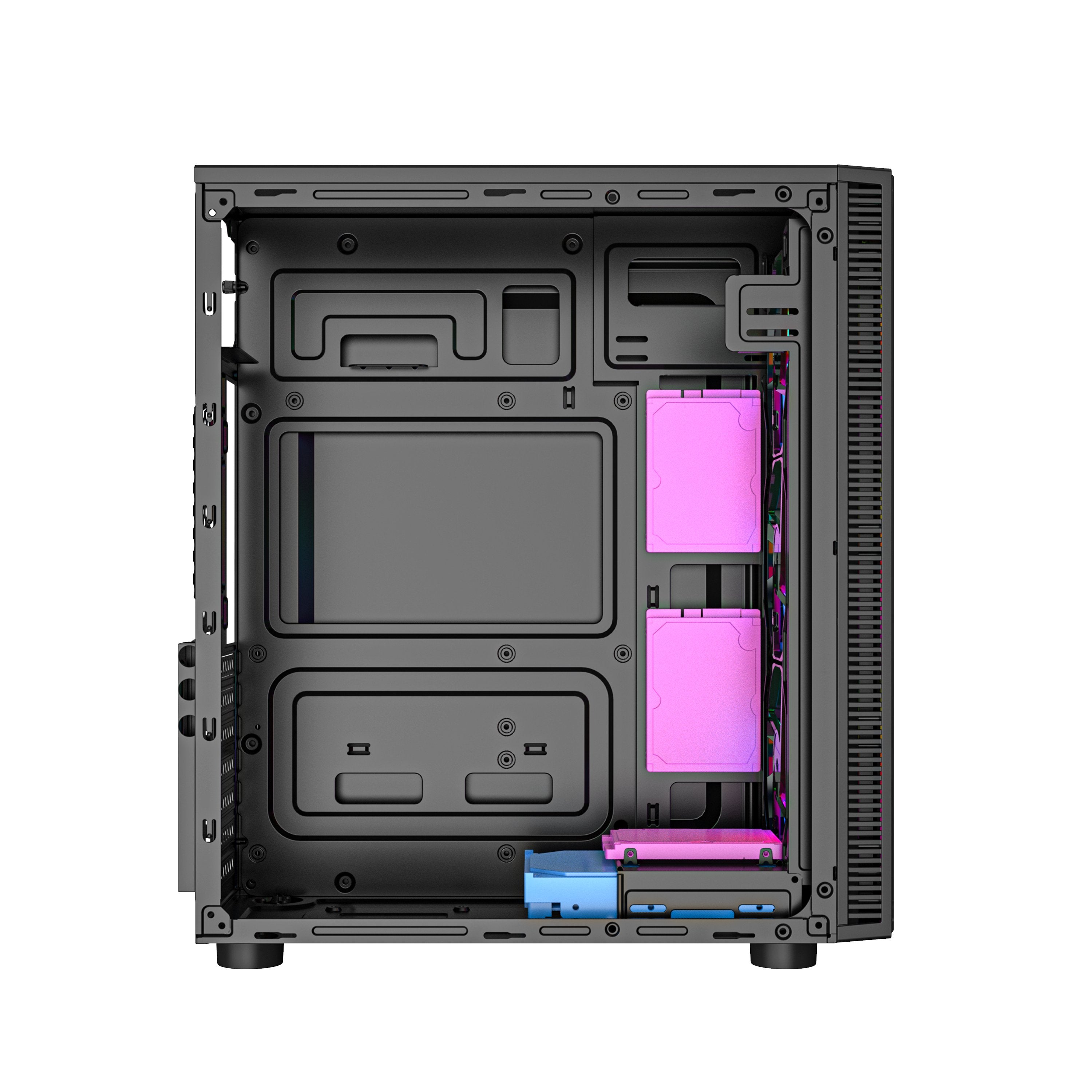 EAN 8716309127455 - Gembird Fornax 500 Midi Tower Negro imagen 6