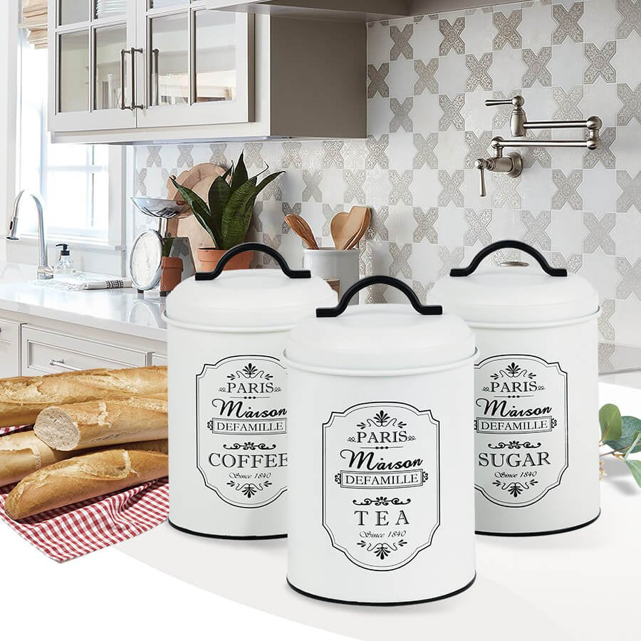 EAN 4820177149908 - Maestro MR-1771-3CS recipiente de cocina Juego de recipientes de té + café + azúcar Metal imagen 2