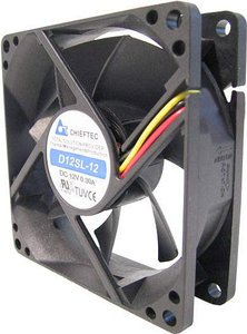 Chieftec Af-1225pwm Ventilador De Pc Carcasa Del Ordenador Negro