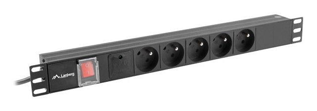 EAN 5901969441765 - Lanberg PDU-05E-0200-IEC-BK unidad de distribución de energía (PDU) 5 salidas AC 1U Negro imagen 4