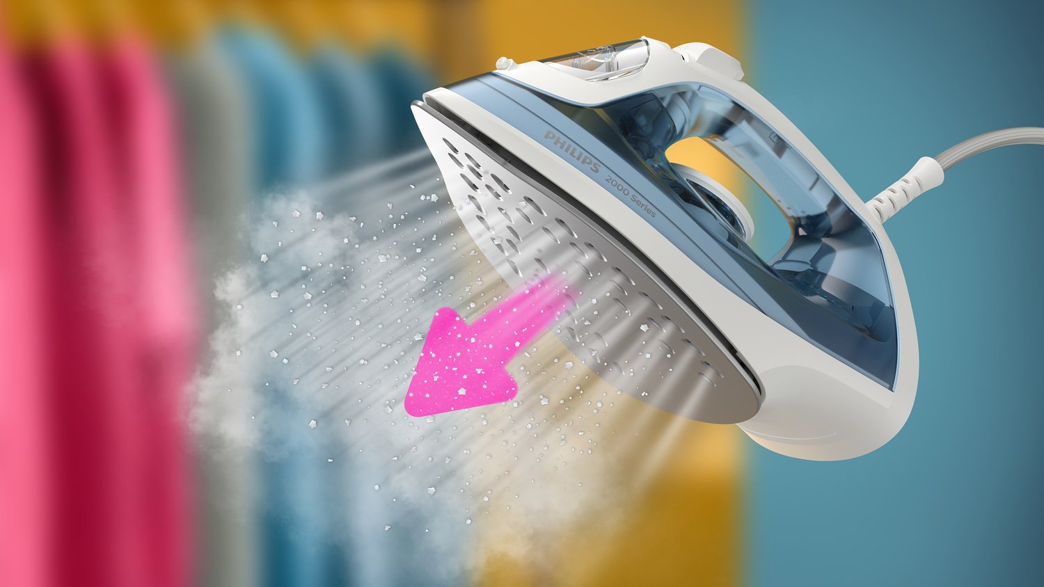 Plancha De Vapor Philips Dst2010 20 Azul De 2000w