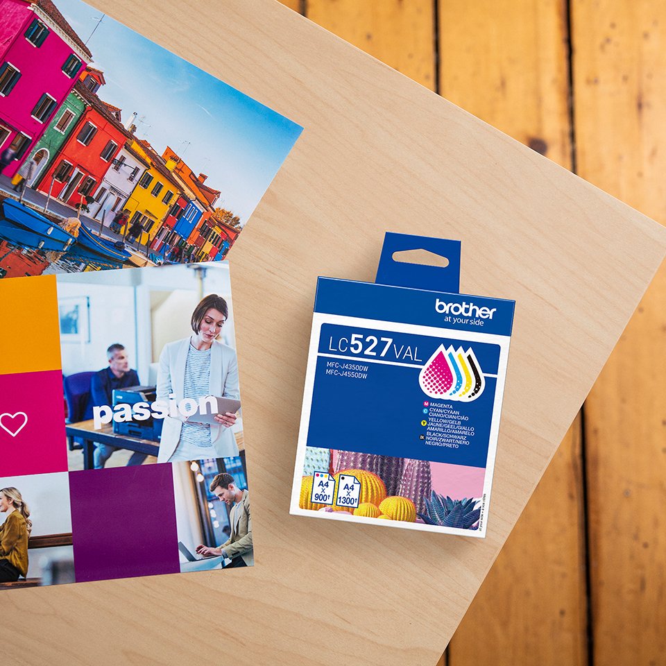 EAN 4977766842181 - Brother LC527VAL cartucho de tinta 4 pieza(s) Original Negro, Cian, Magenta, Amarillo imagen 5