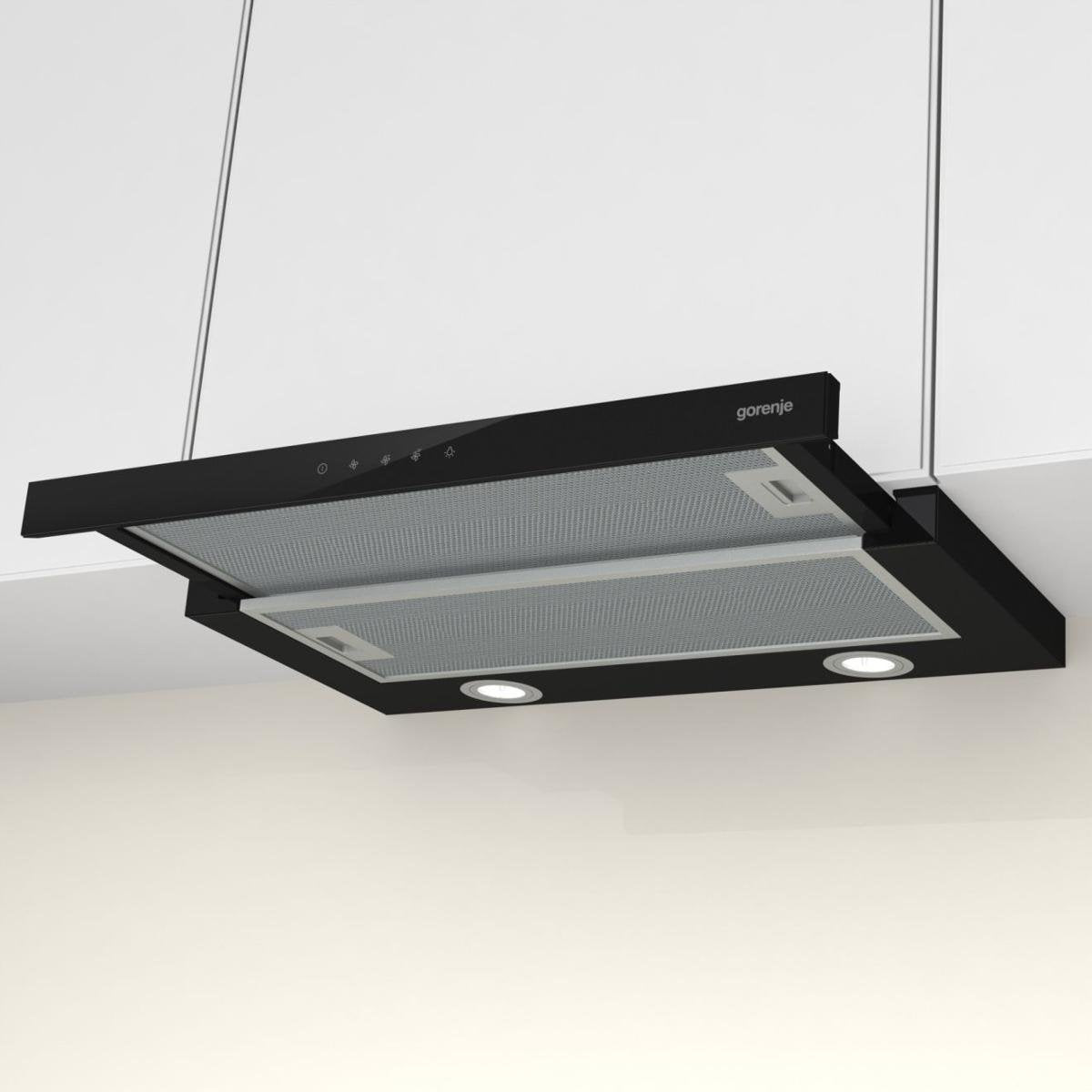 EAN 3838782388484 - Gorenje TH64E4BG Semintegrada (extraíble) Negro 450 m³/h imagen 6